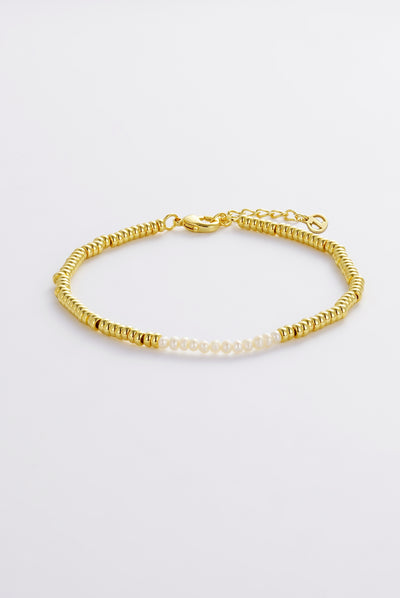 Elodie Pearl Bracelet - Gold