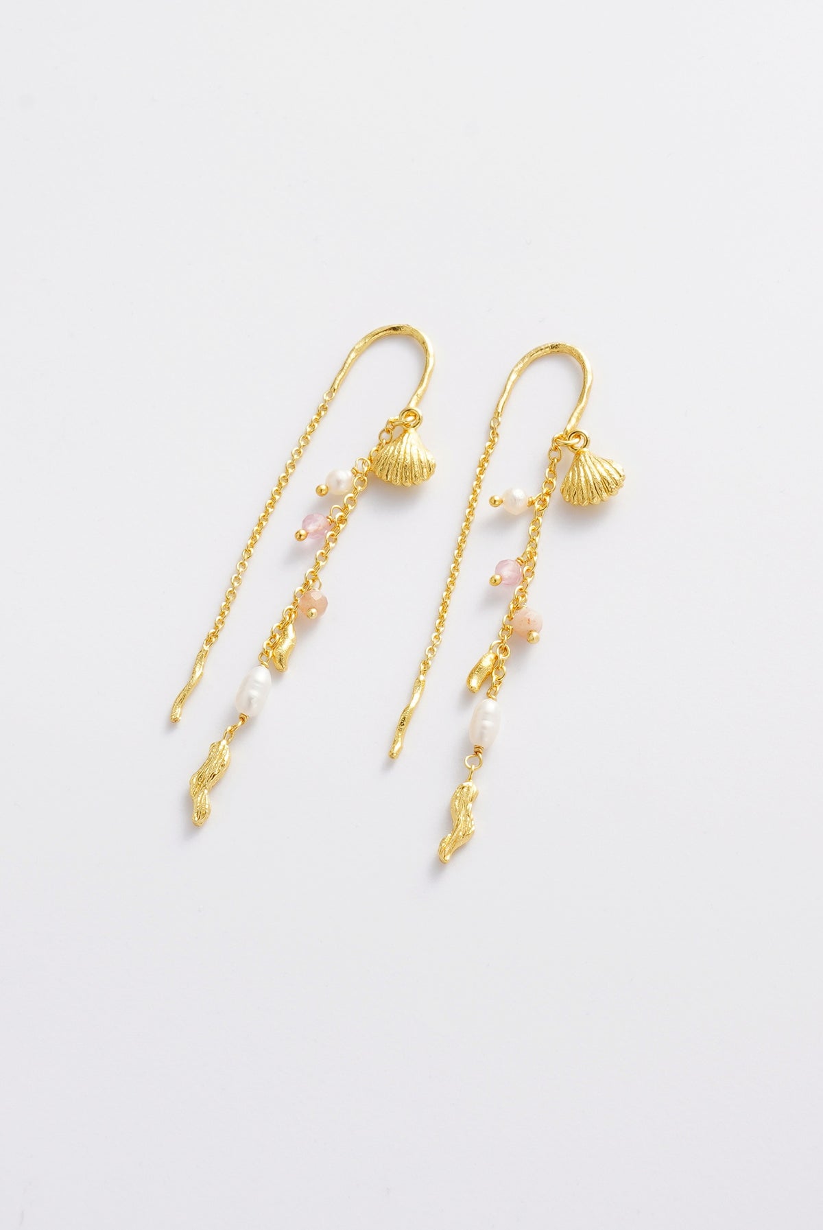 Poppy Thread Earring - Pastel