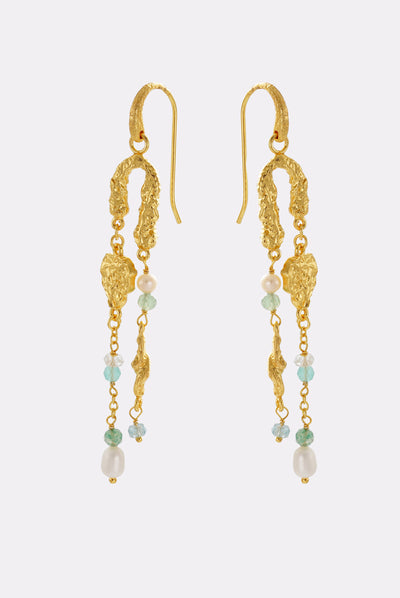Margot Hook Earring - Green