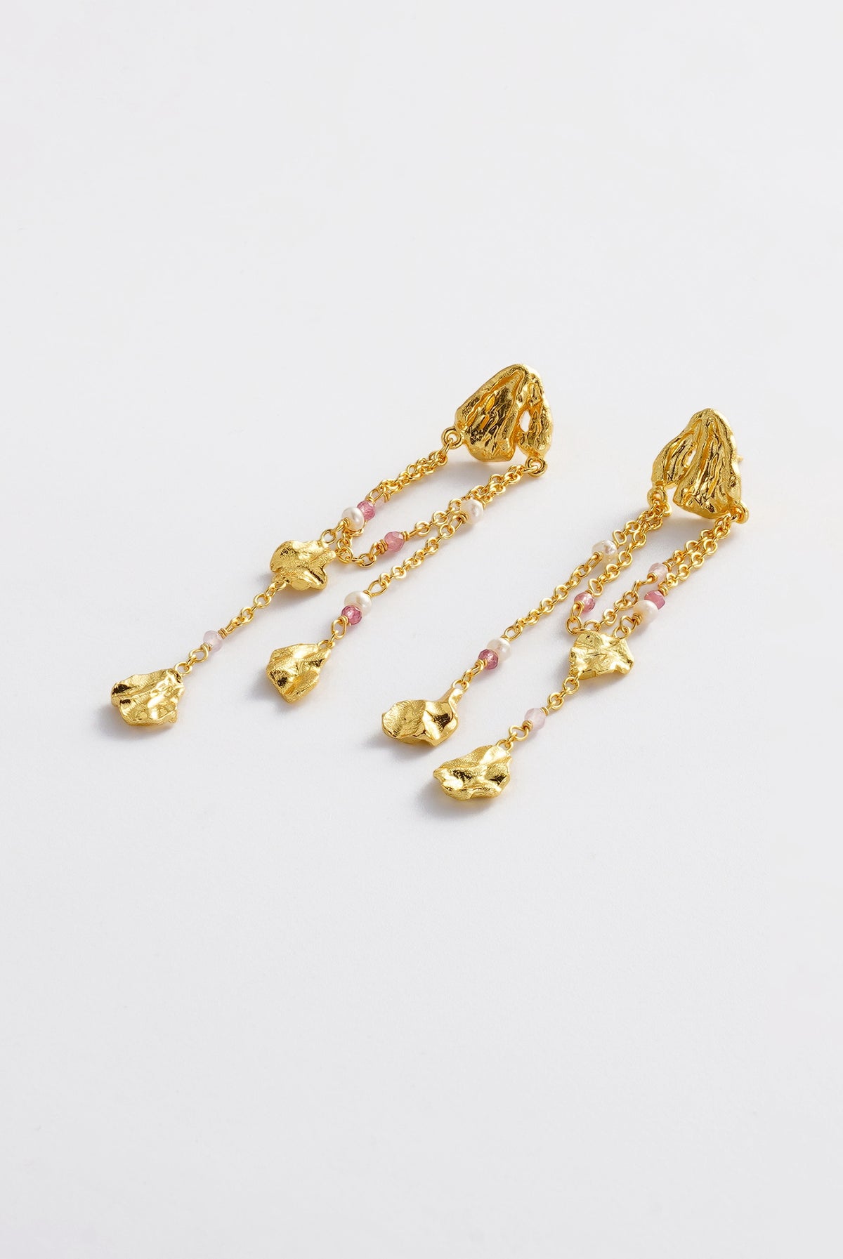 Rosie Drop Earring - Pink