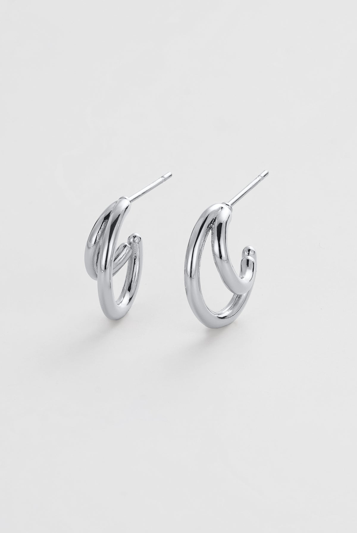 Silver Tilly Hoop — Zafino Australia (1 of 3)