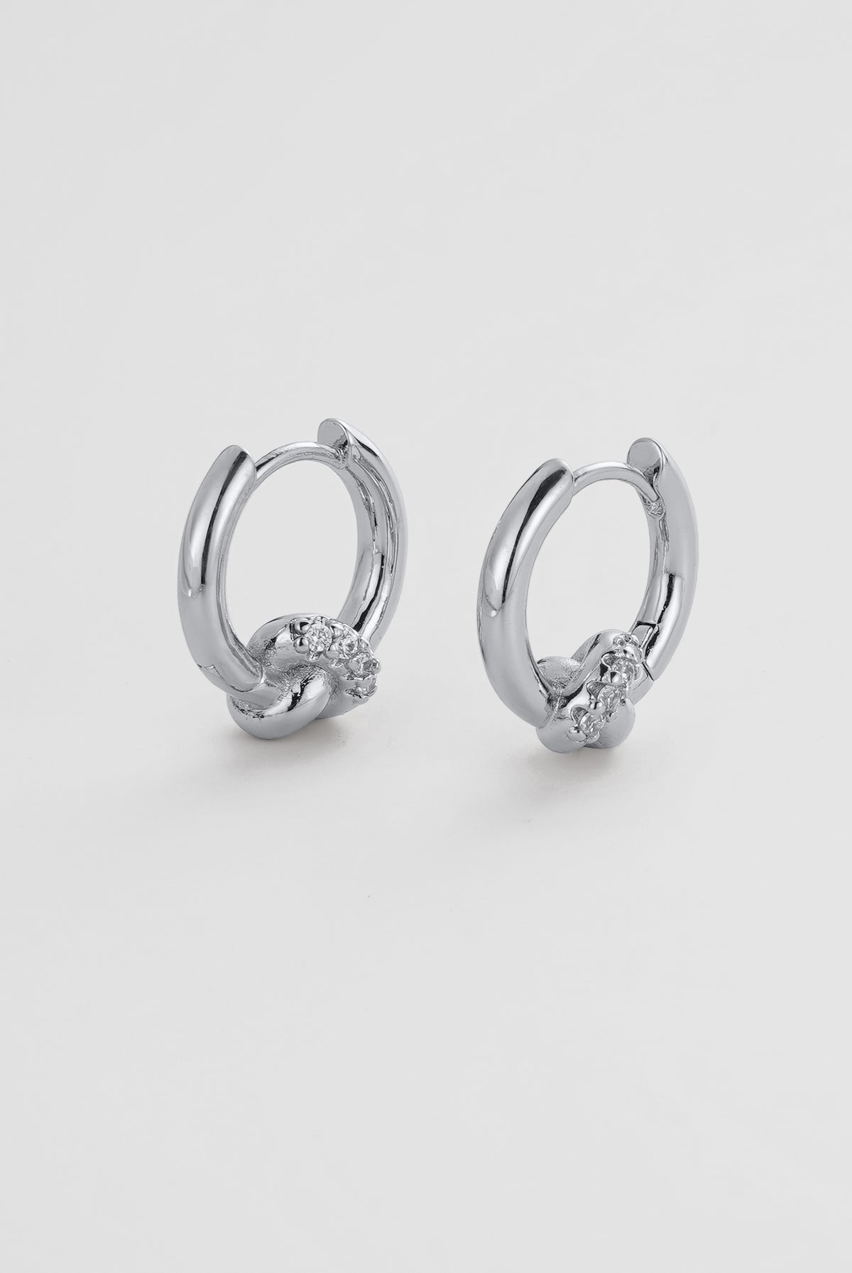 Silver Elle Hoop — Zafino Australia (1 of 3)
