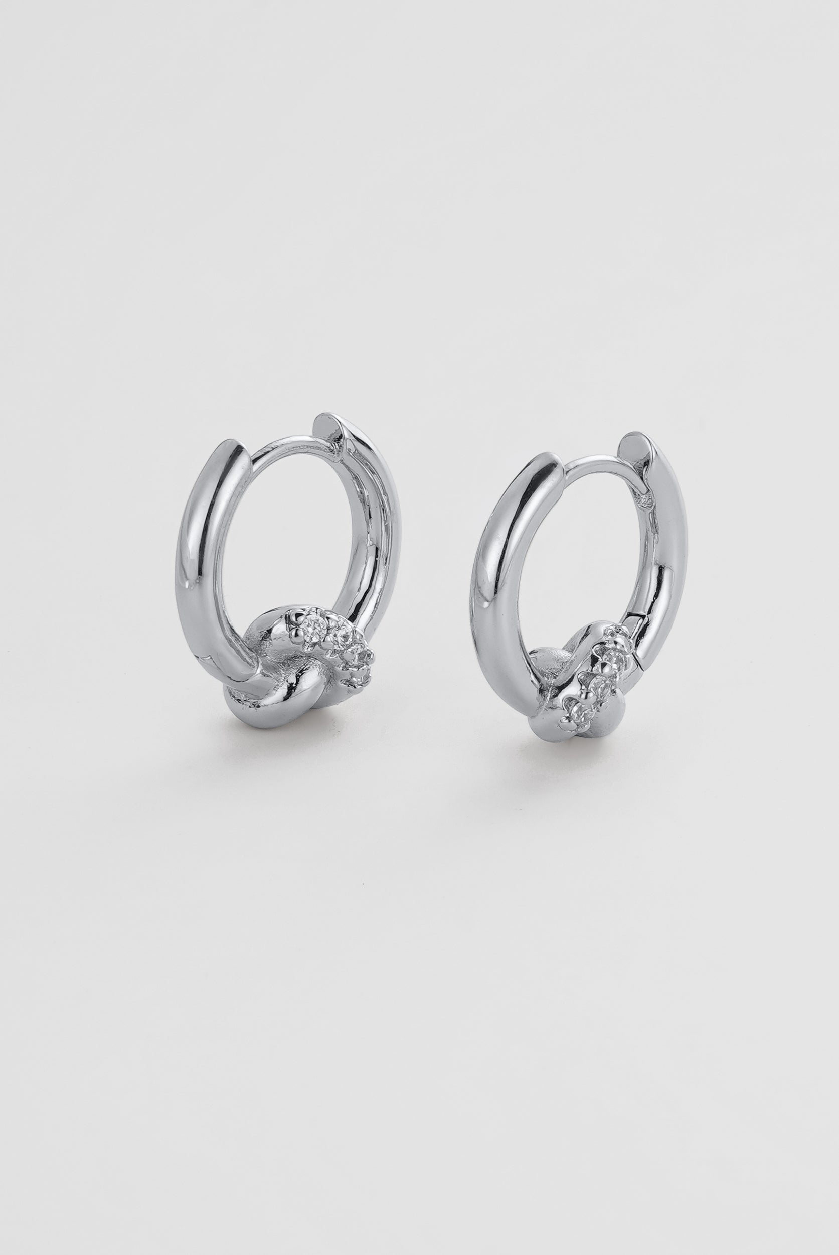 Silver Elle Hoop — Zafino Australia (1 of 3)