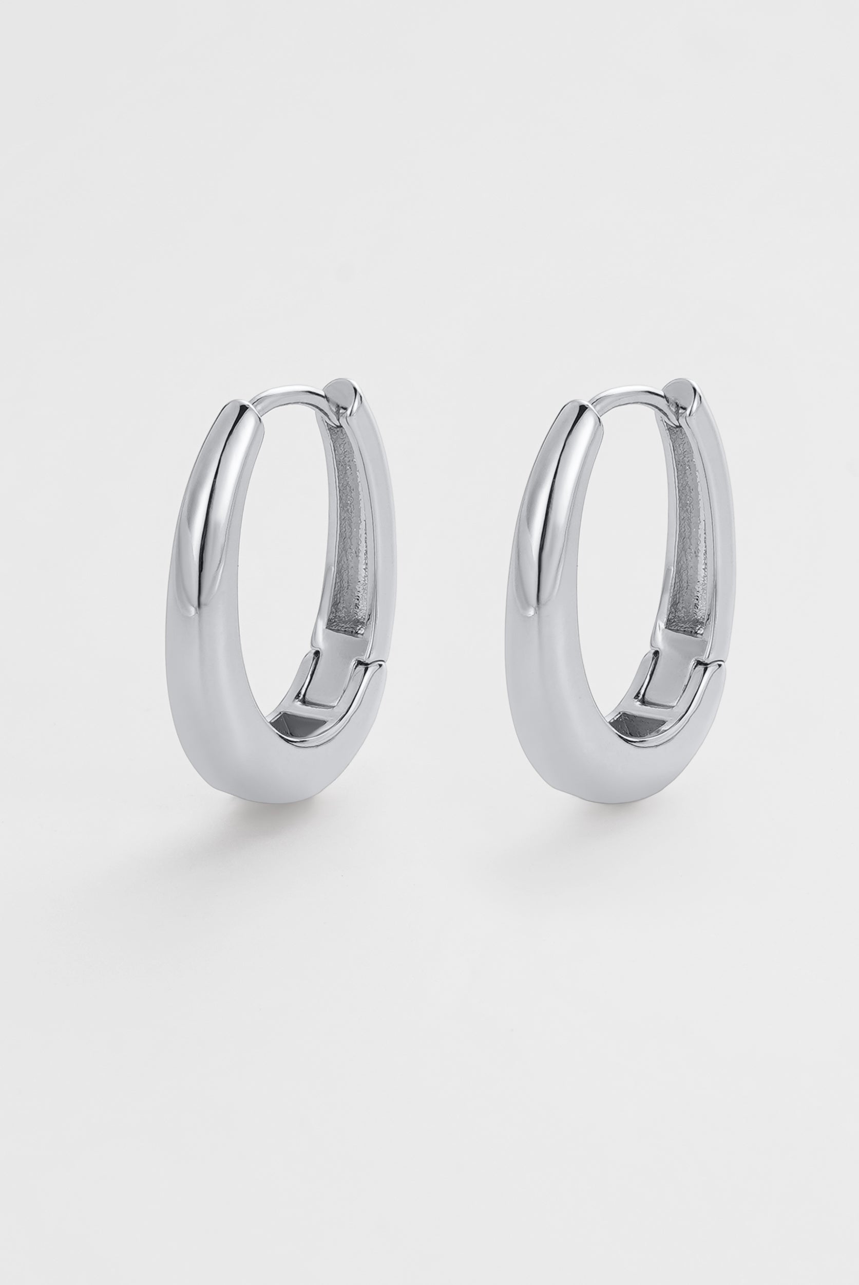 Silver Pia Hoop Large — Zafino Australia (1 of 3)
