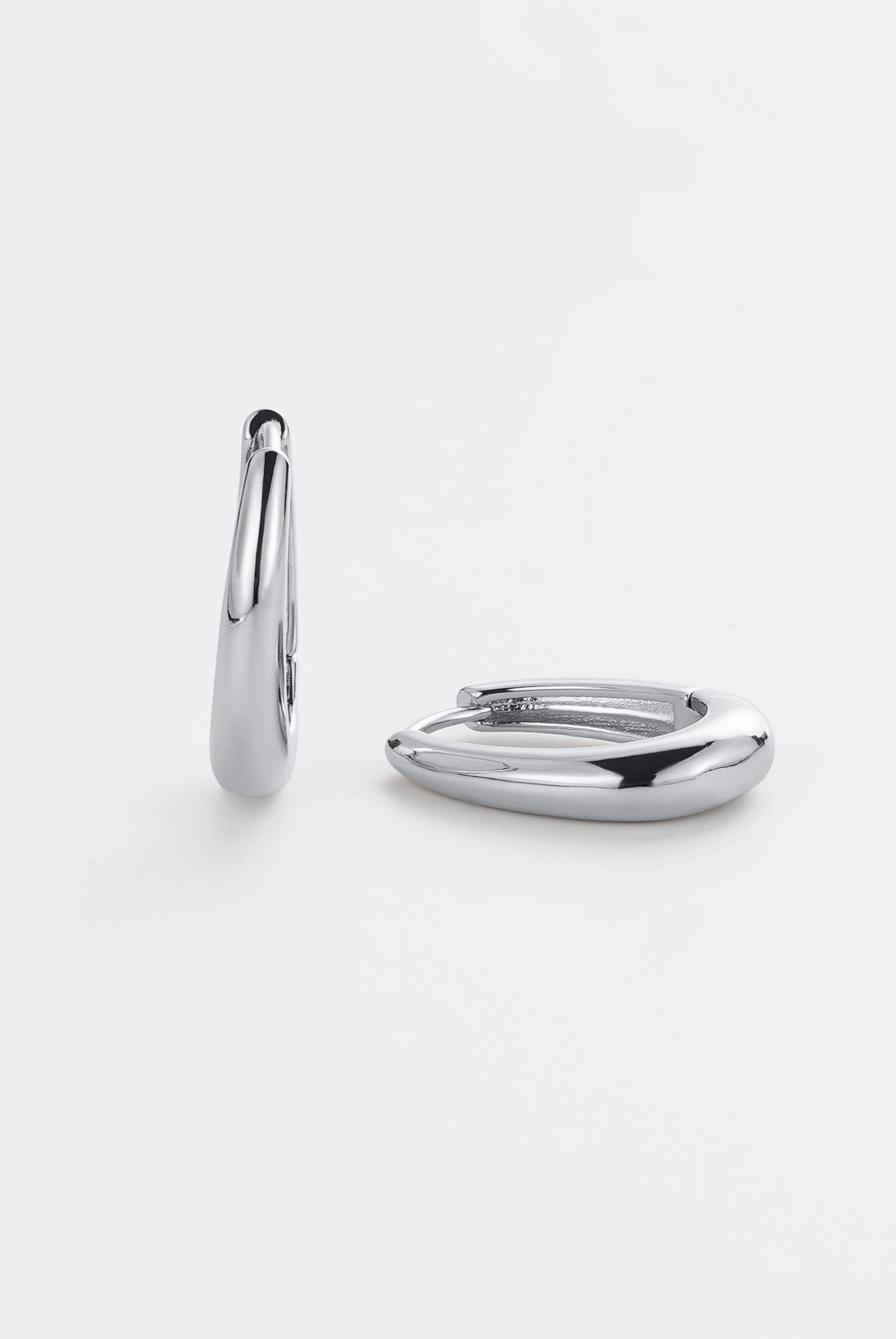 Silver Pia Hoop Large — Zafino Australia (2 of 3)