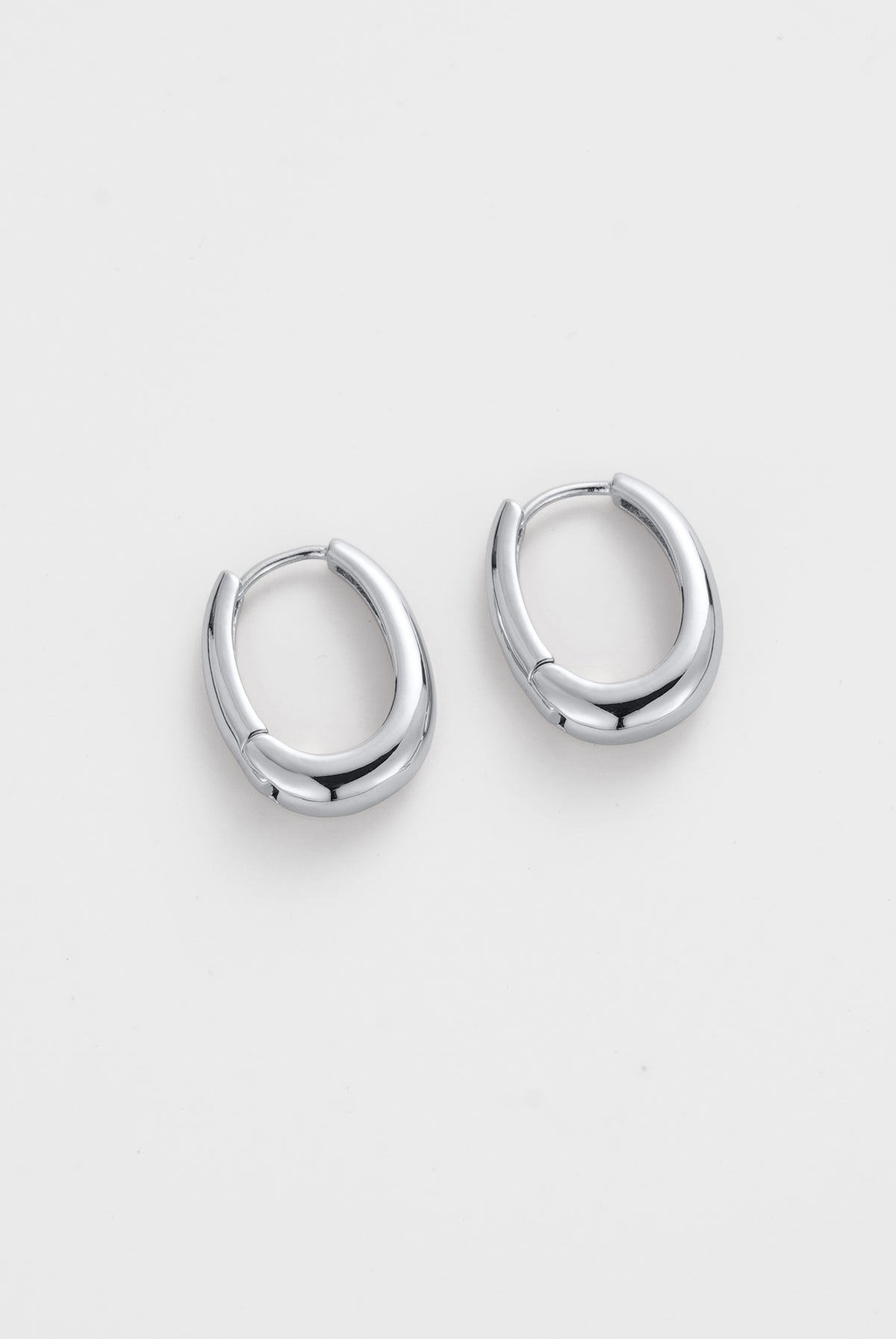 Silver Pia Hoop Large — Zafino Australia (3 of 3)