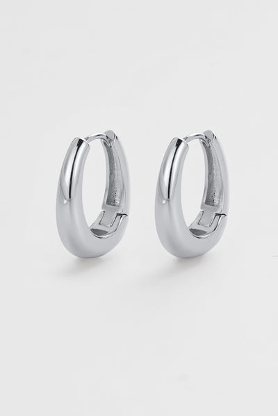 Pia Hoop Medium - Silver