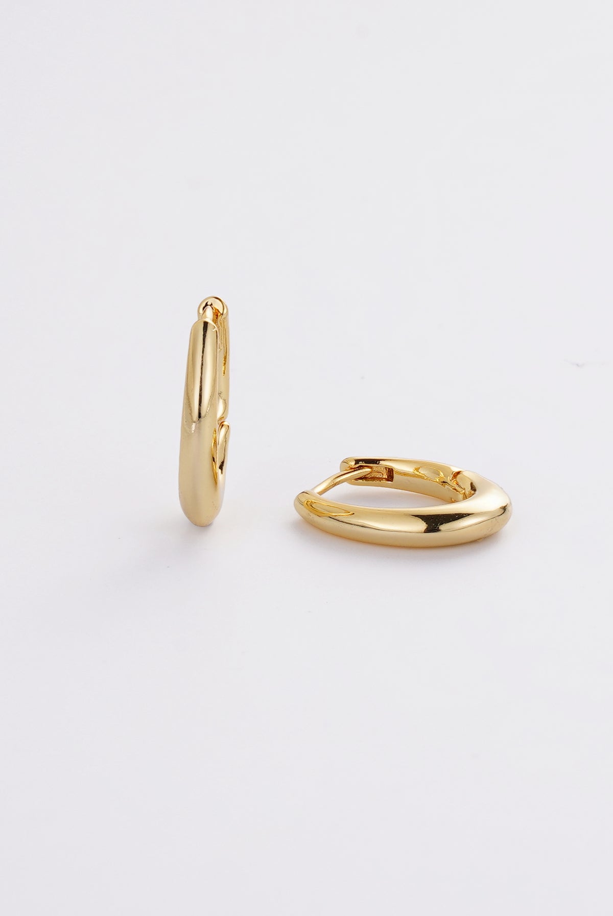 Gold Pia Hoop Small — Zafino Australia (2 of 3)