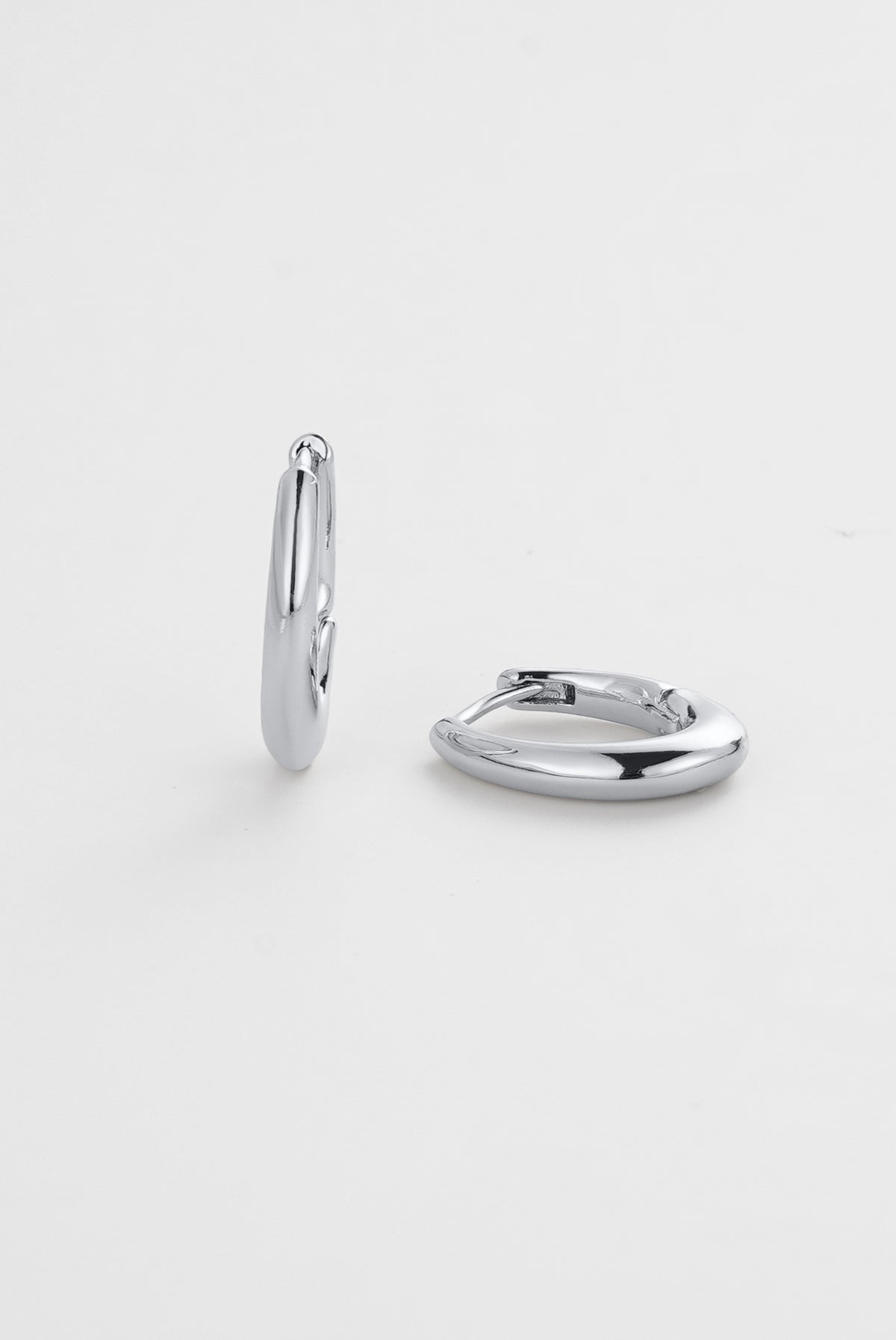Silver Pia Hoop Small — Zafino Australia (2 of 3)