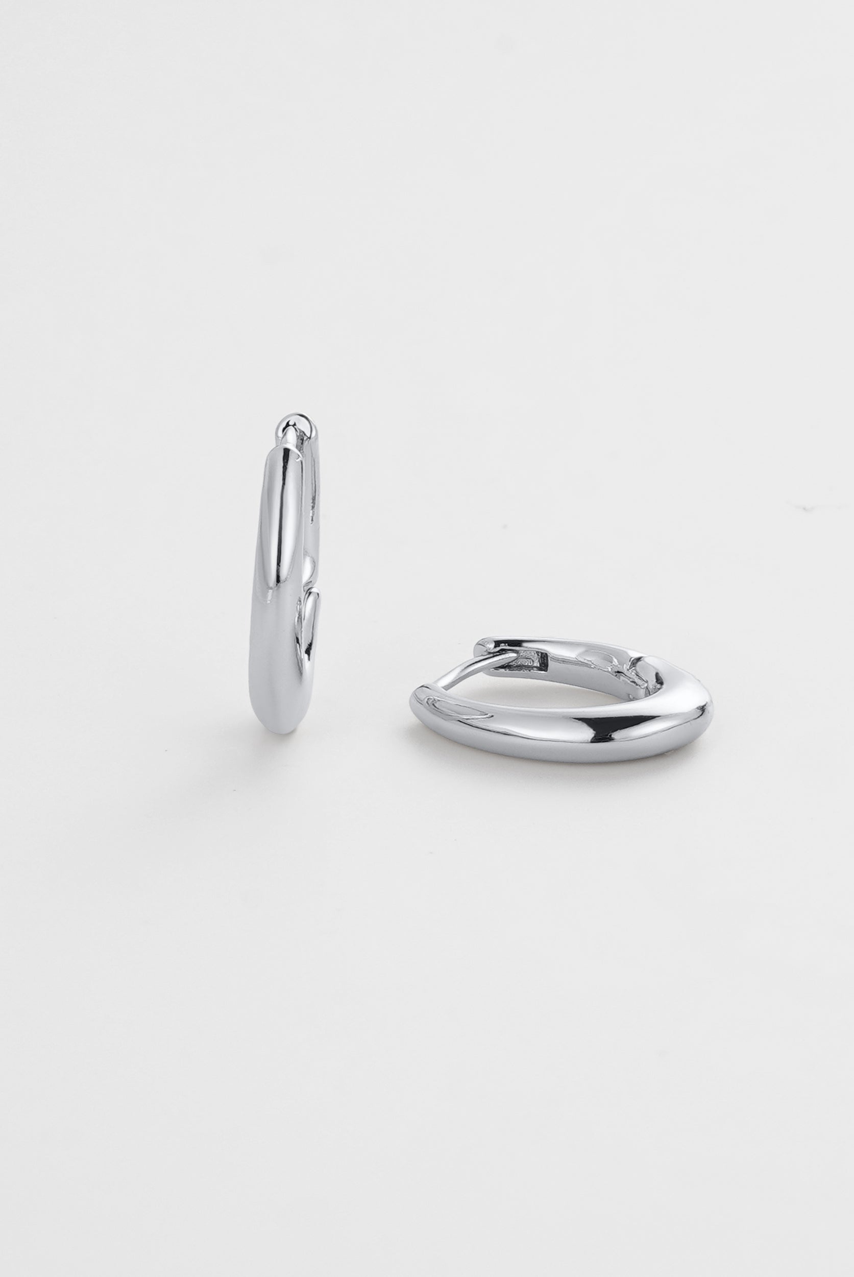 Silver Pia Hoop Small — Zafino Australia (2 of 3)