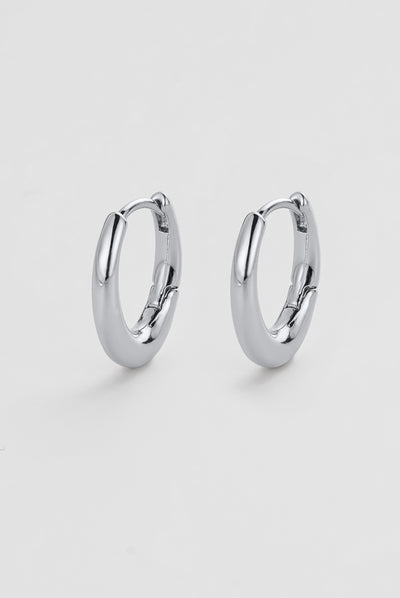 Pia Hoop Small - Silver