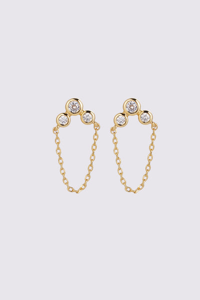 Tia Stud - Gold