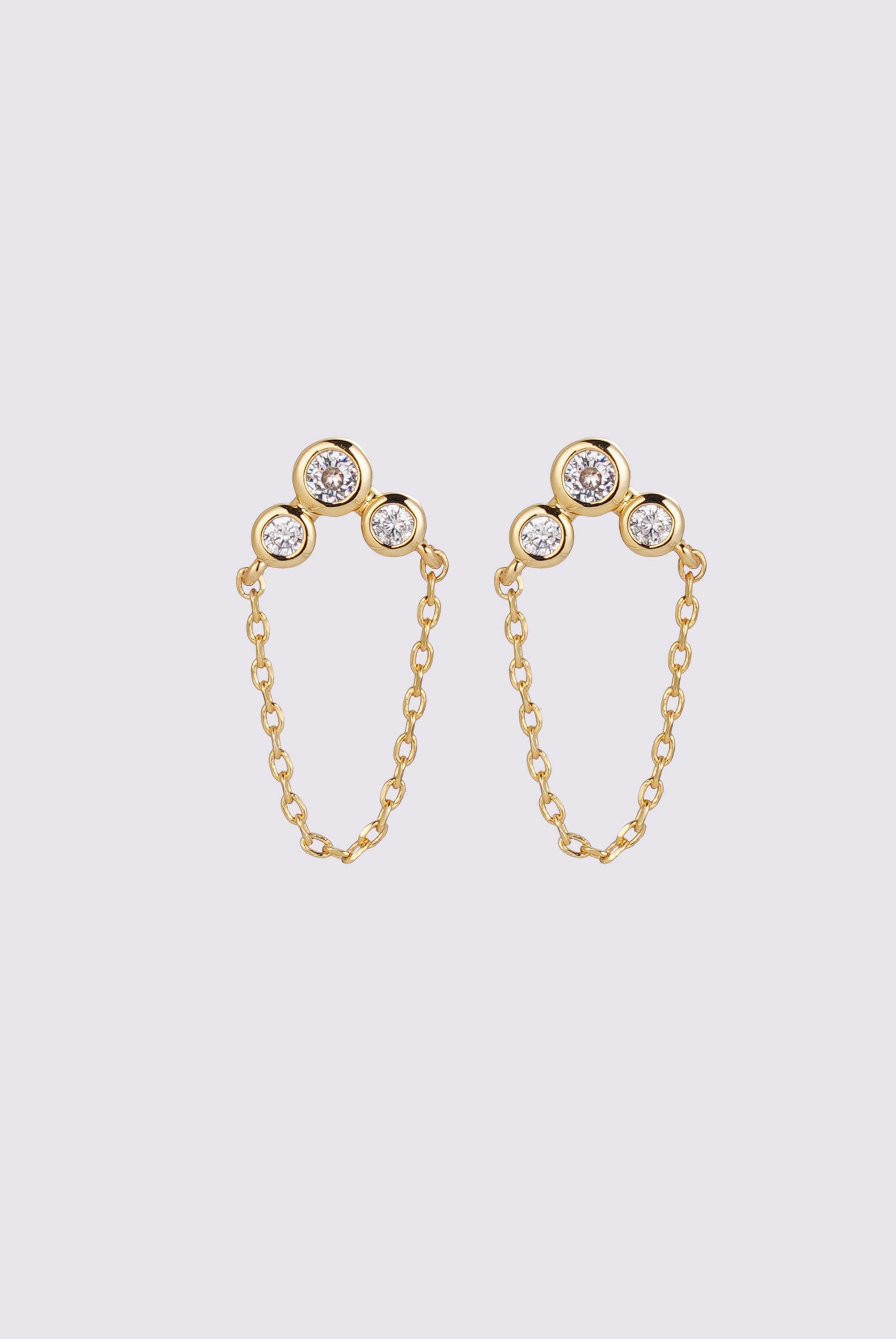 Gold Tia Stud — Zafino Australia (1 of 3)