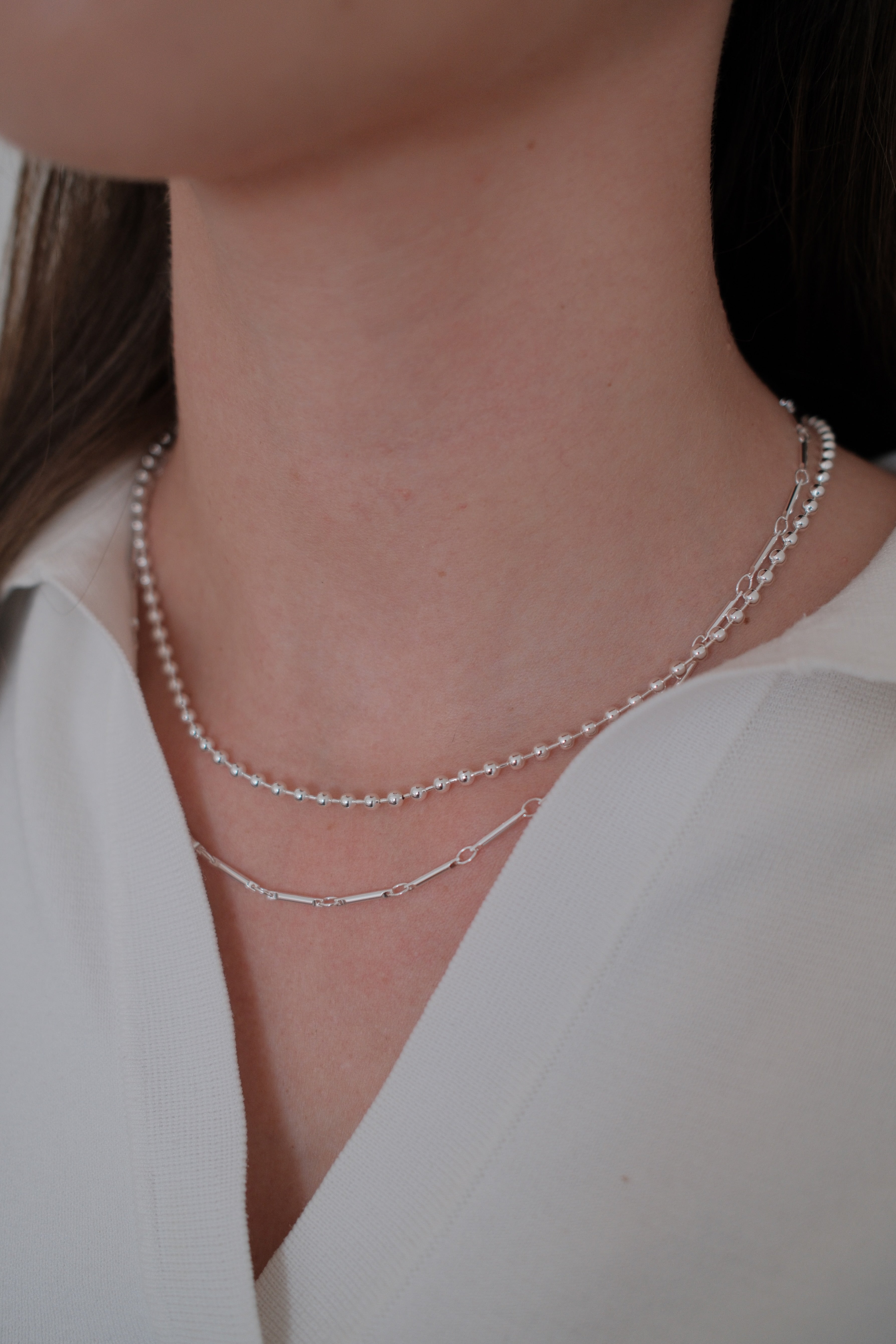 Margot Necklace - Silver