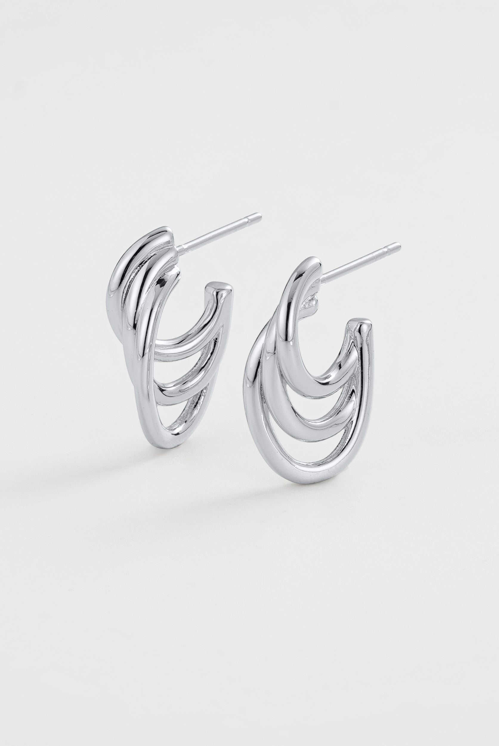 Silver London Hoop — Zafino Australia (1 of 4)