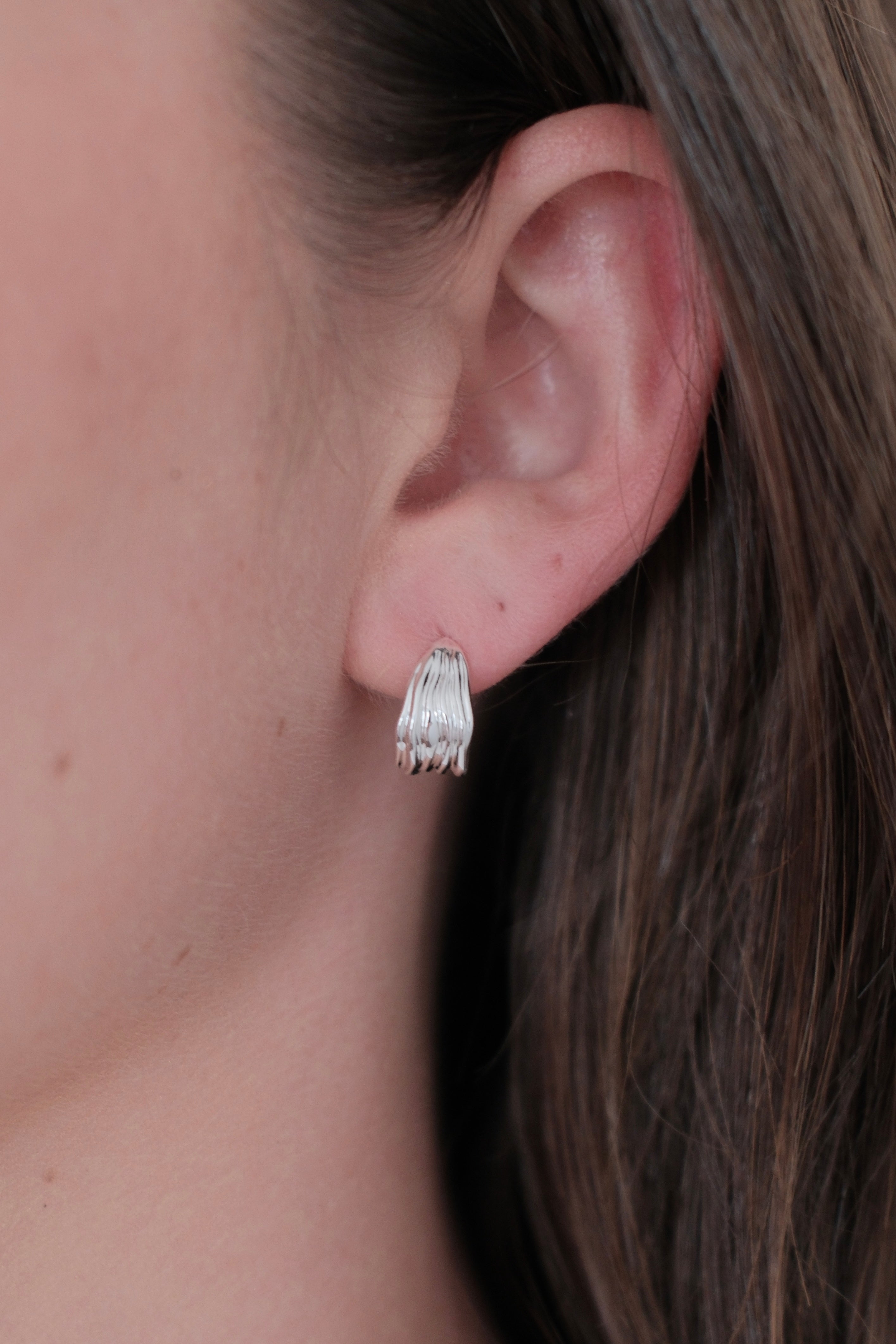 Lexi Hoop Small - Silver