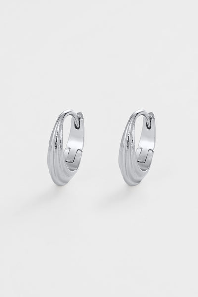 Marley Hoop Small - Silver