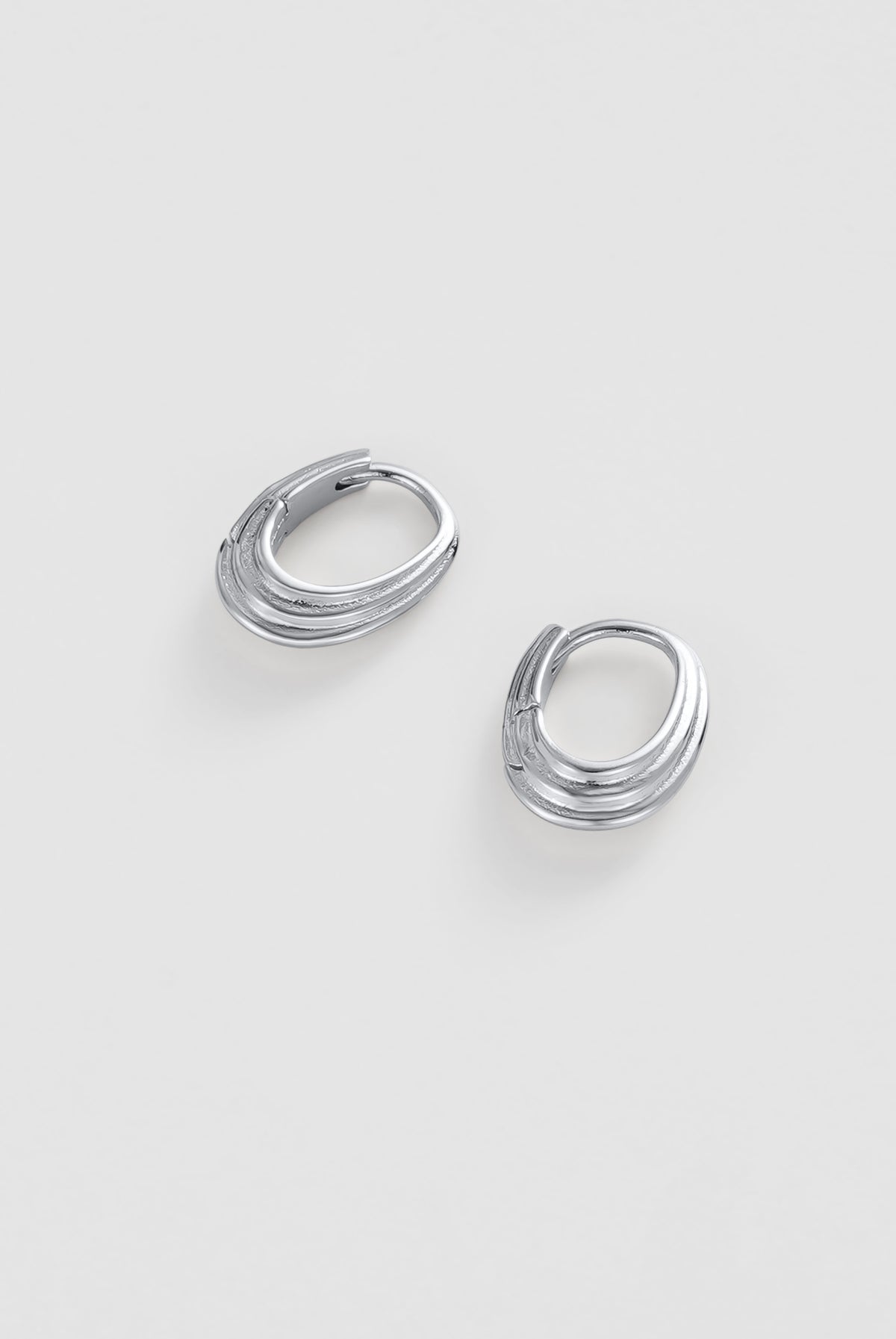 Marley Hoop Small - Silver