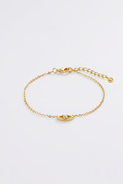 Evil Eye Bracelet - Gold