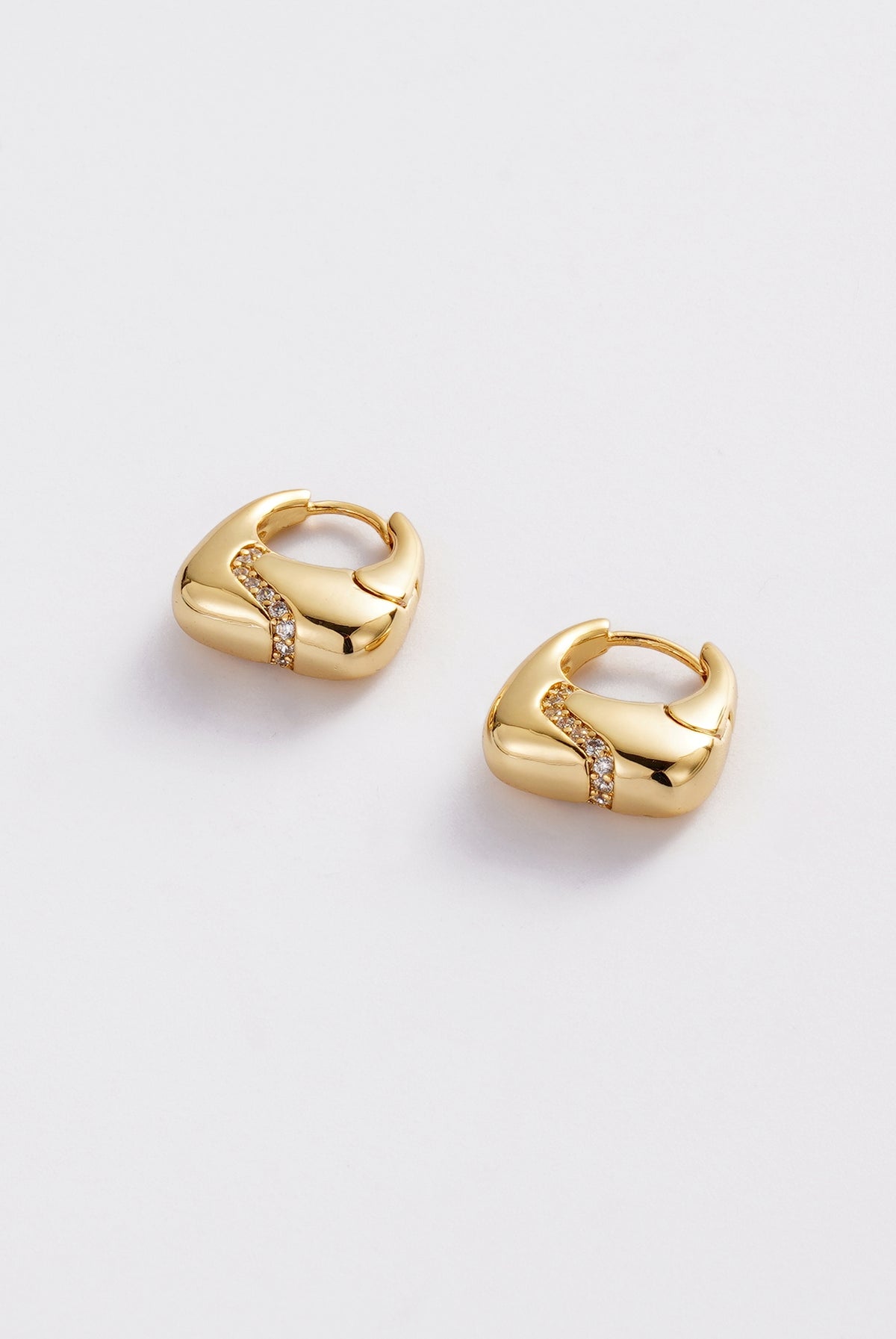 Gold Demi Hoop — Zafino Australia (3 of 4)