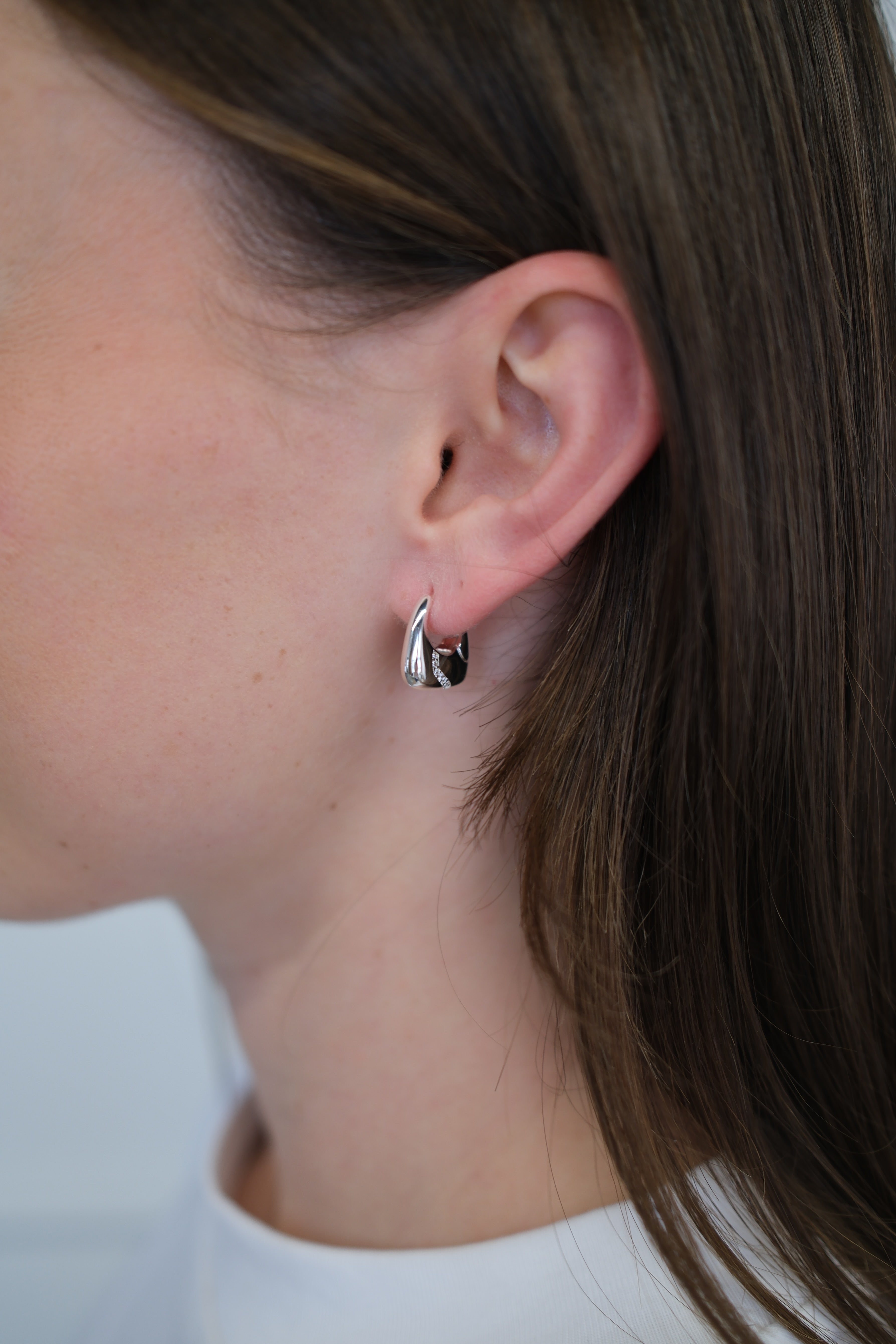 Demi Hoop - Silver