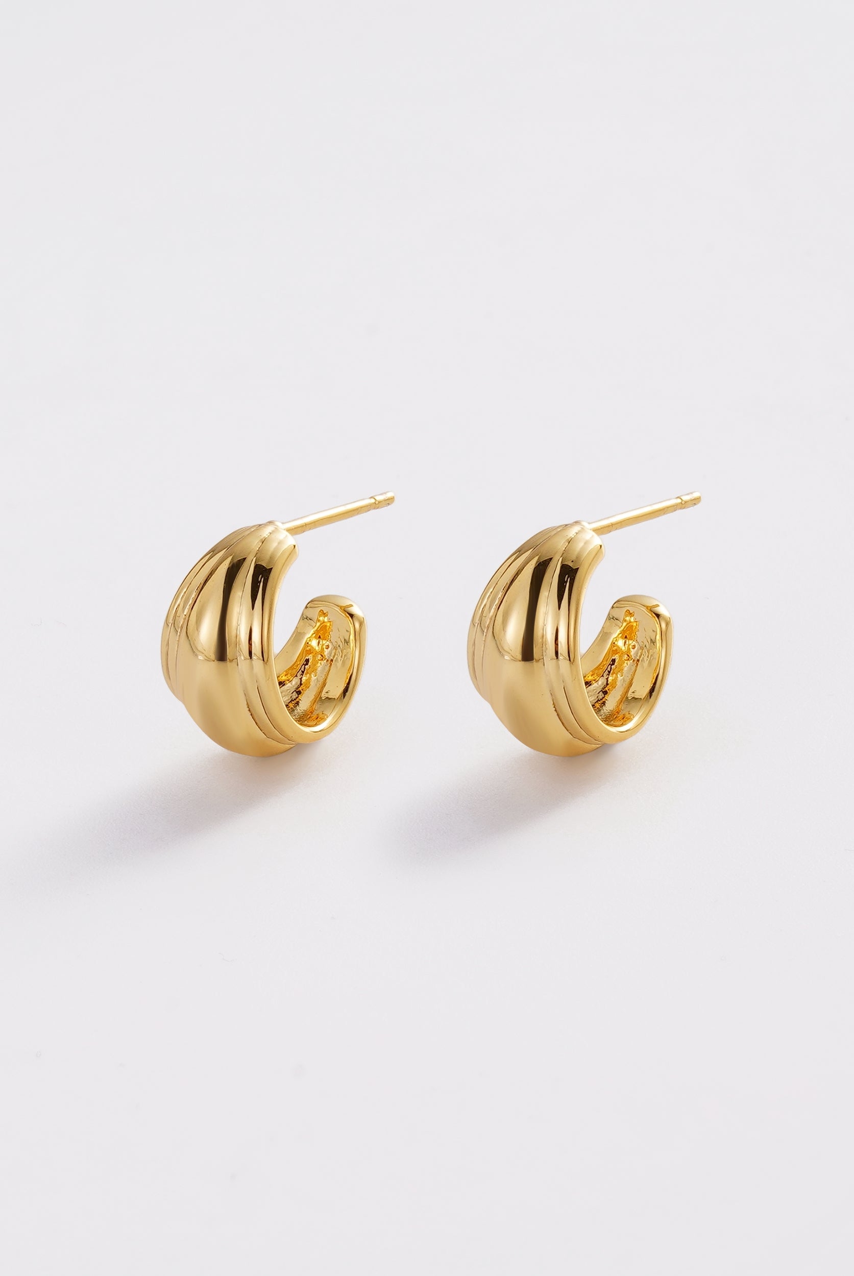 Gold Vicky Hoop — Zafino Australia (1 of 4)
