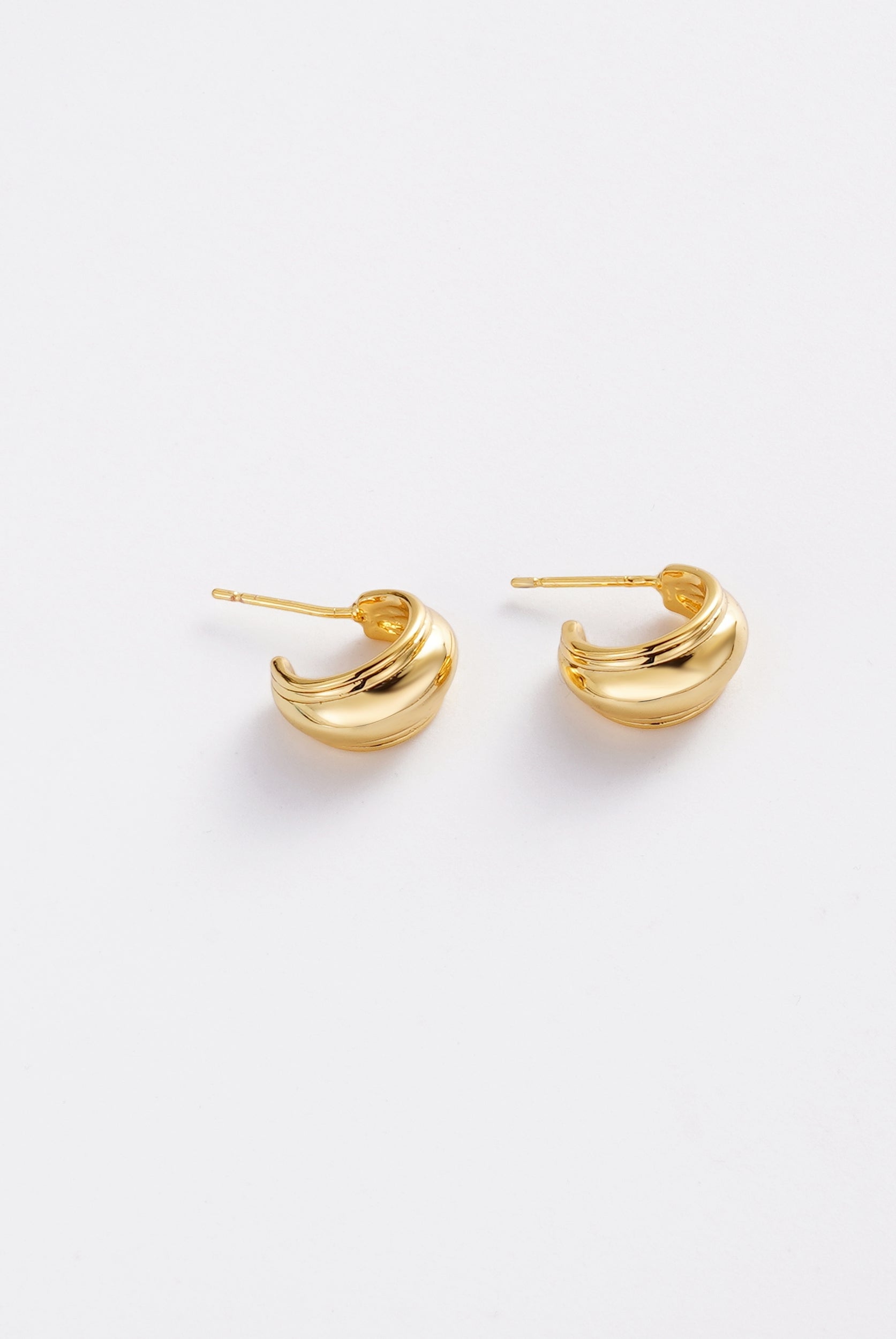 Gold Vicky Hoop — Zafino Australia (4 of 4)