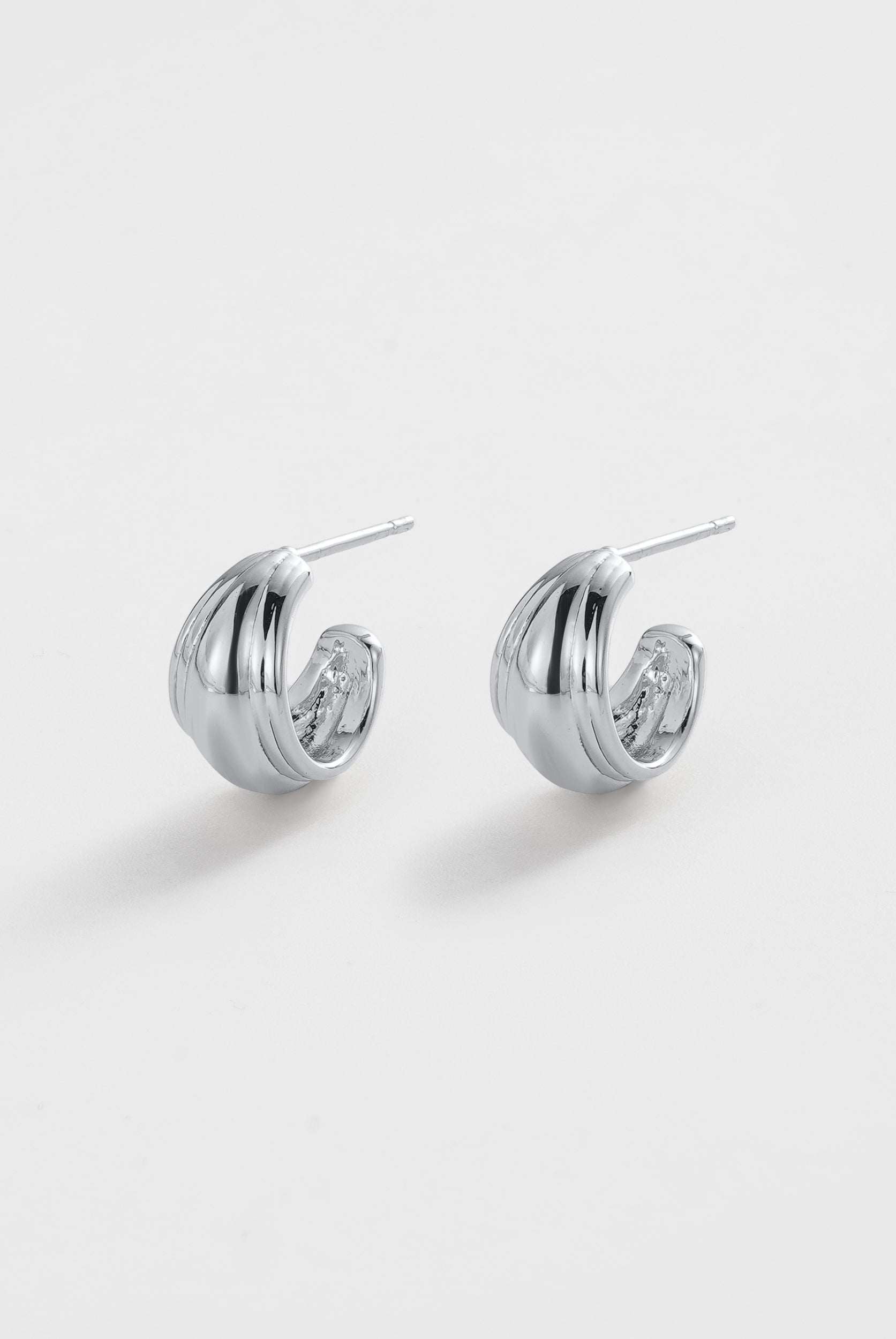 Silver Vicky Hoop — Zafino Australia (1 of 4)