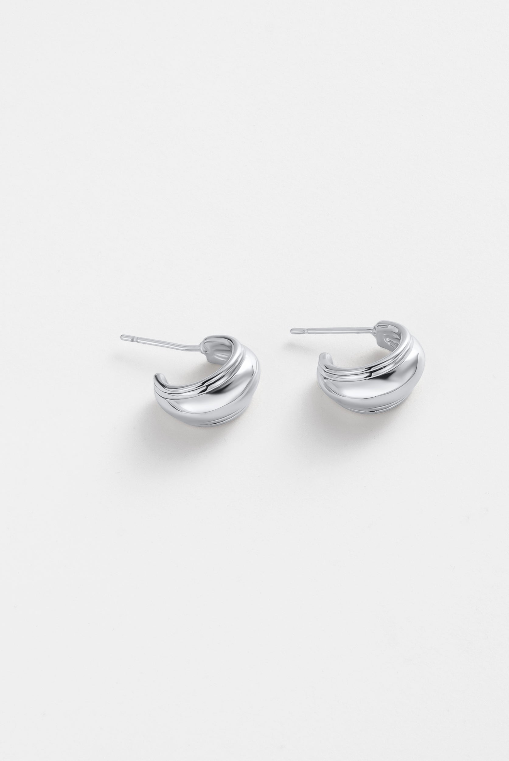 Silver Vicky Hoop — Zafino Australia (4 of 4)