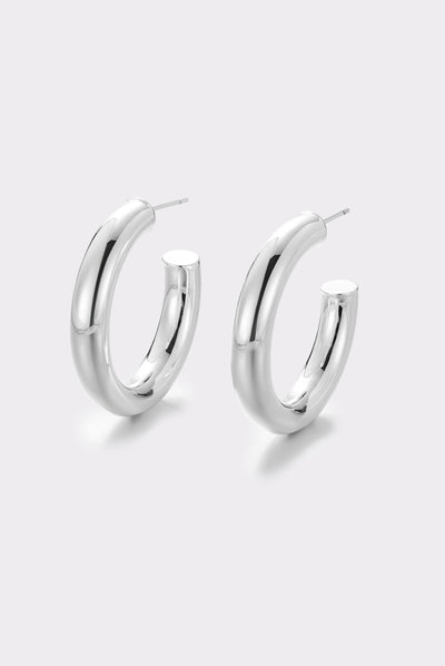 Lina Hoop Large - Silver