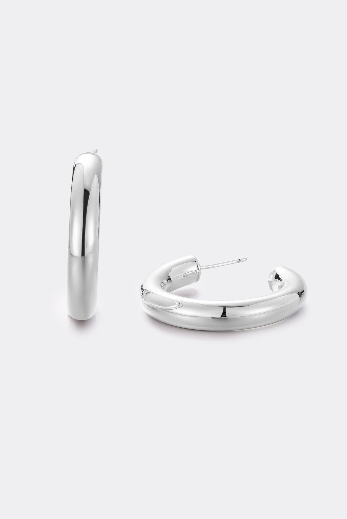 Lina Hoop Large - Silver