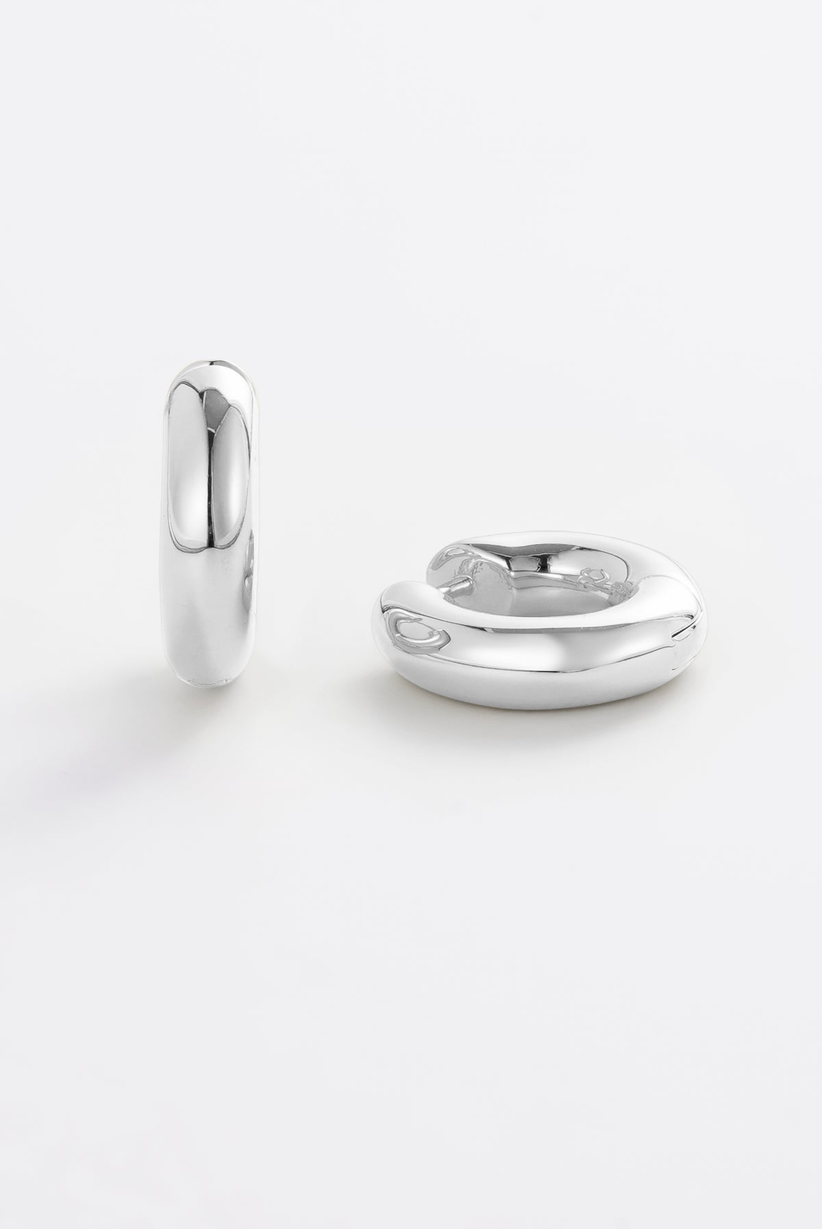 Lina Hoop Small - Silver