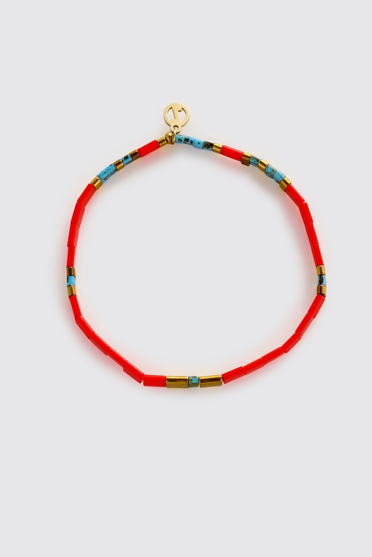 Tile Bracelet - Coral