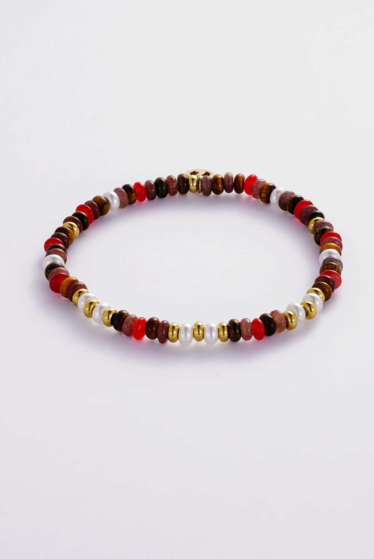 Bea Bracelet - Red/Gold