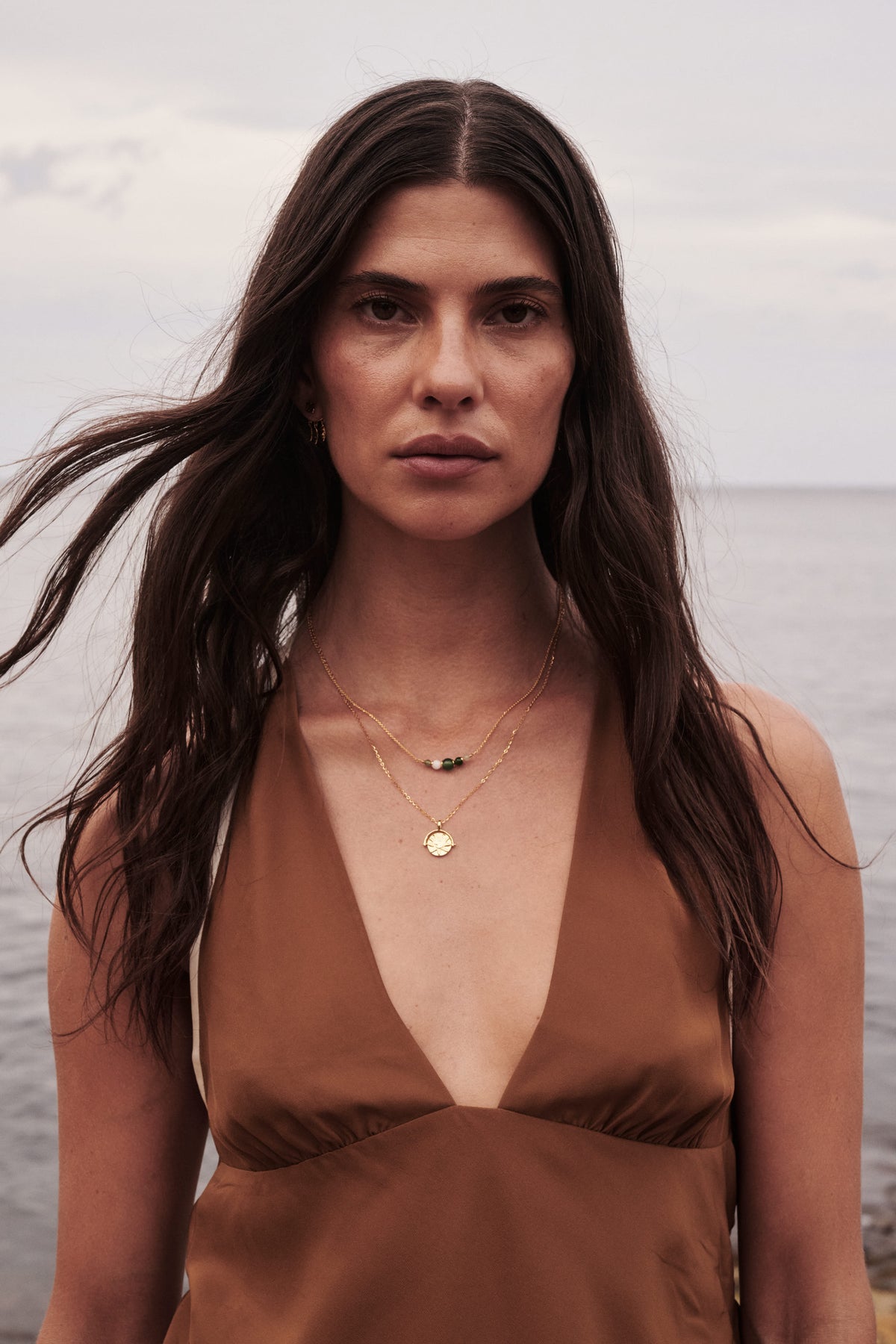 Luna Pendant Necklace - Gold