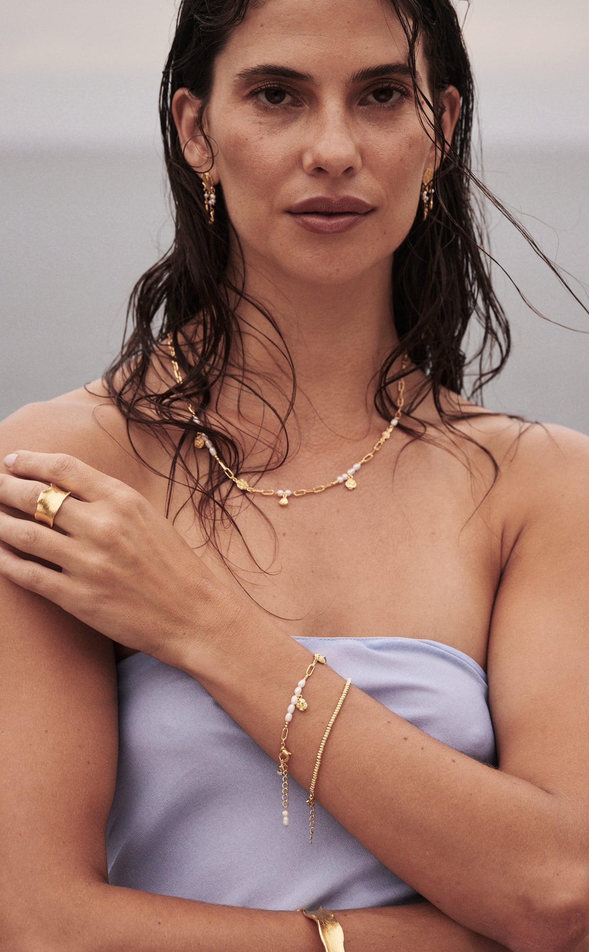 Charlotte & Elodie Pearl Bracelet Stack