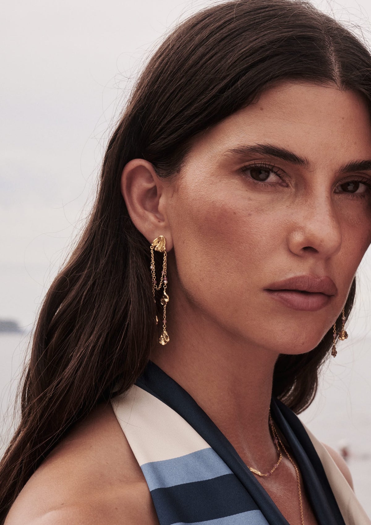 Rosie Drop Earring - Pink