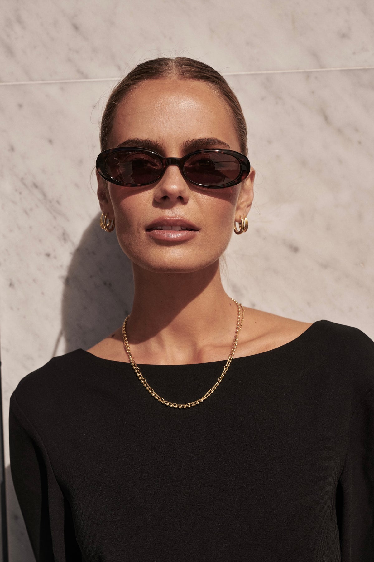Marley Hoop Medium - Gold