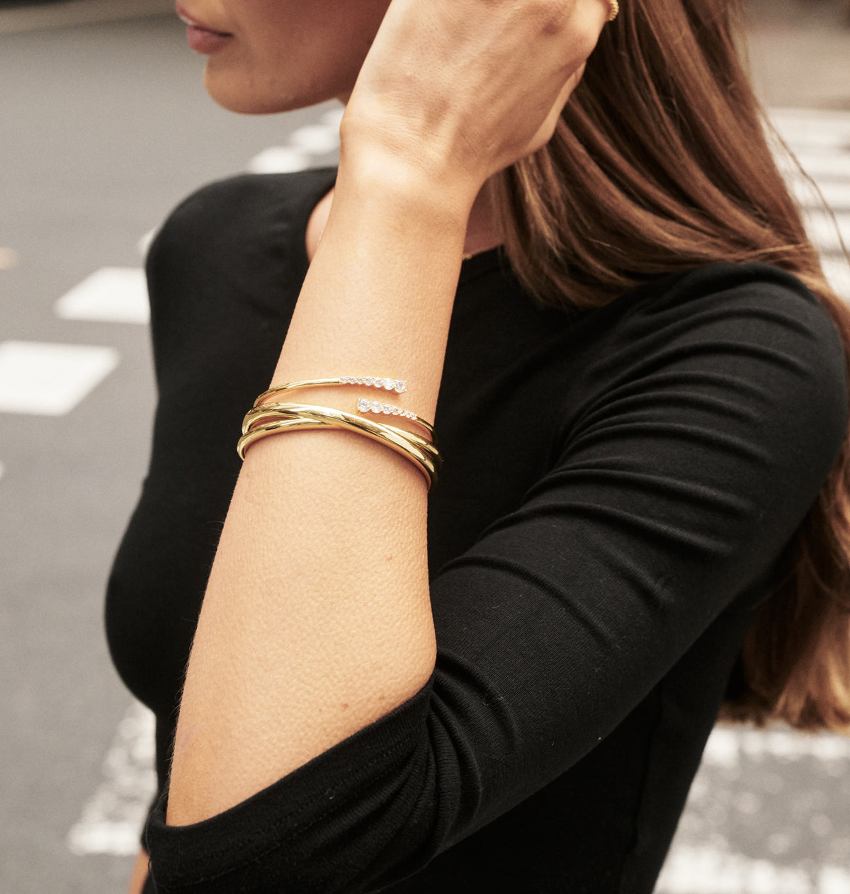Melanie & April Bracelet Stack - Gold