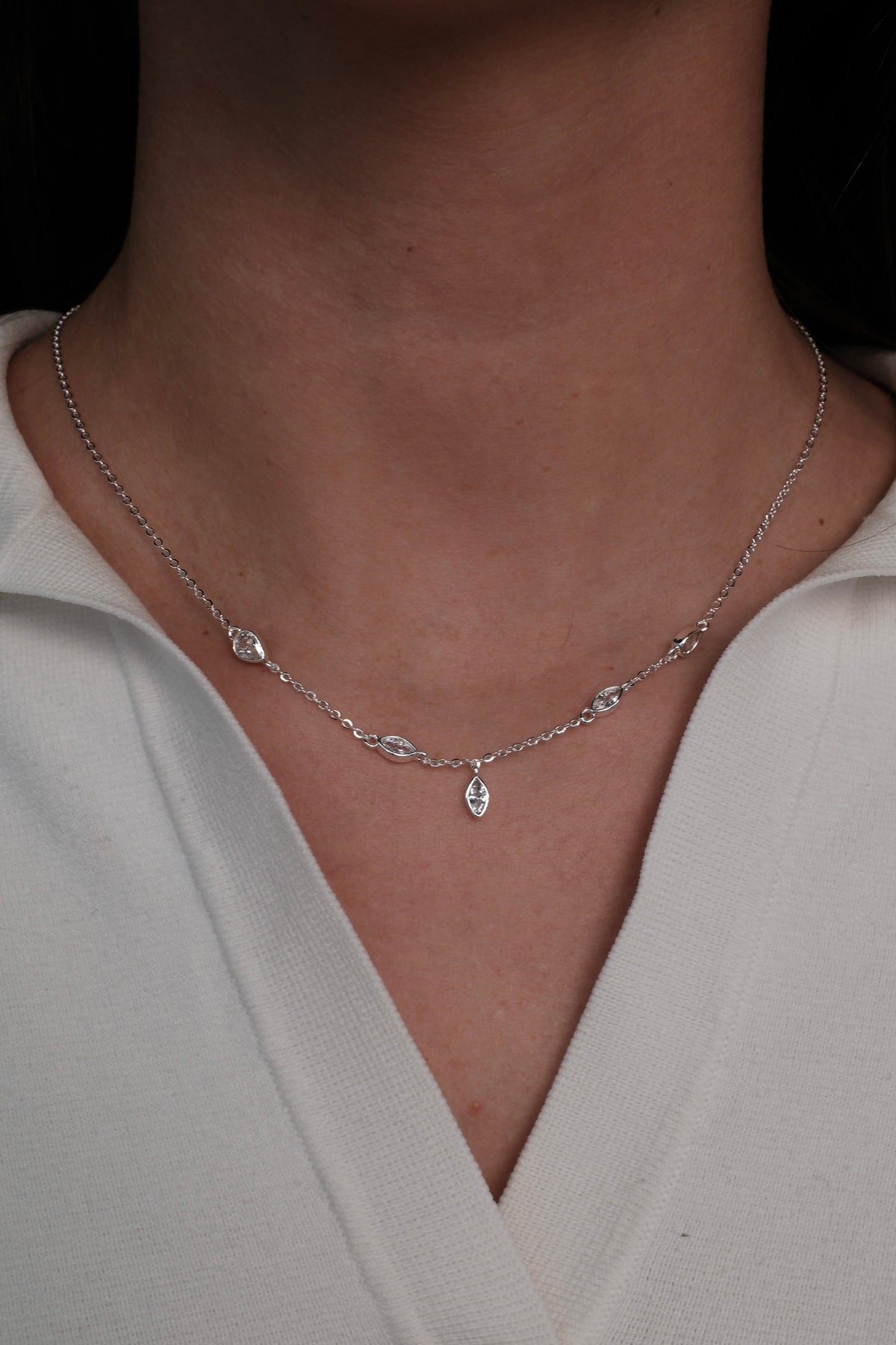 Ingrid Necklace - Silver