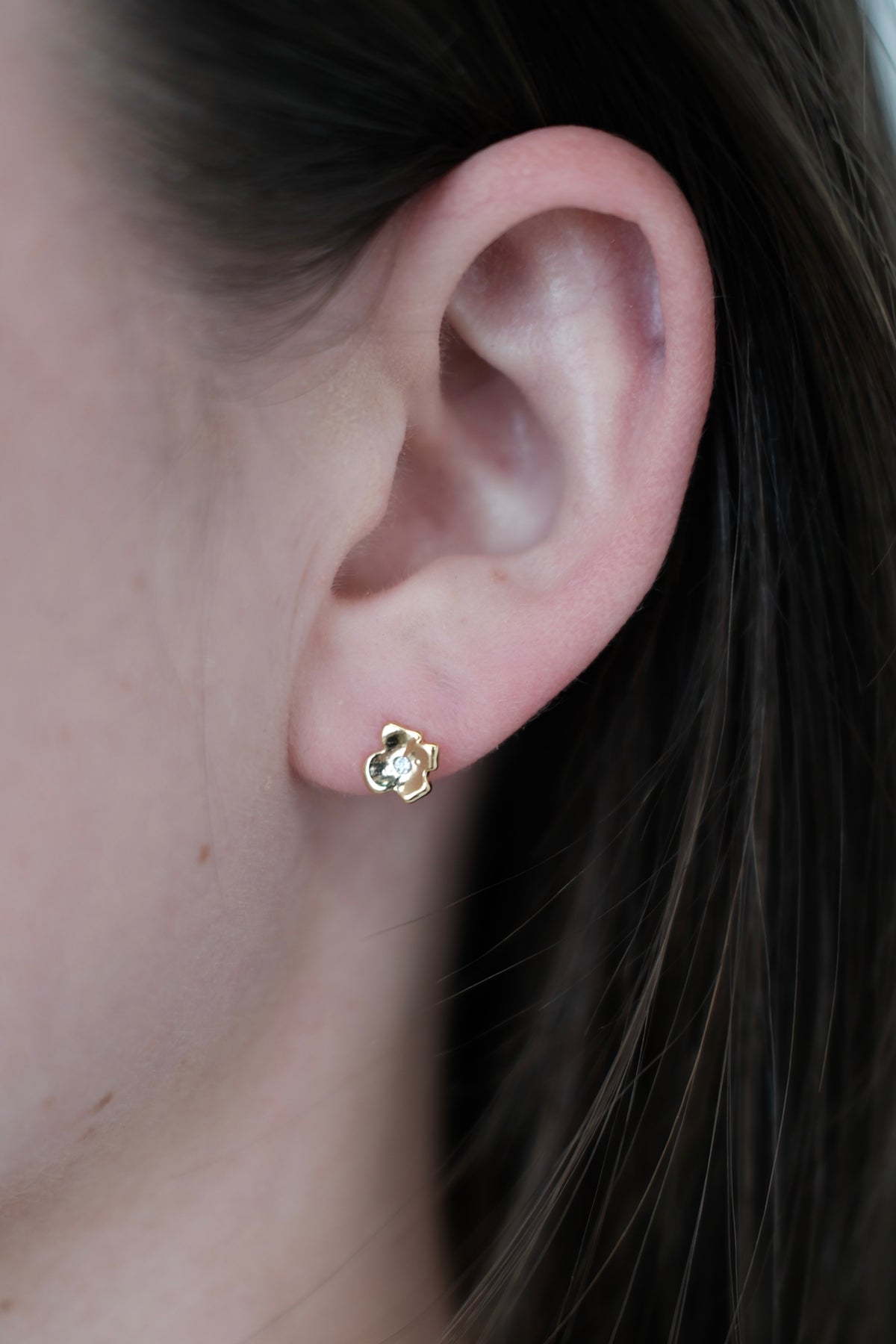 Fleur Stud - Gold