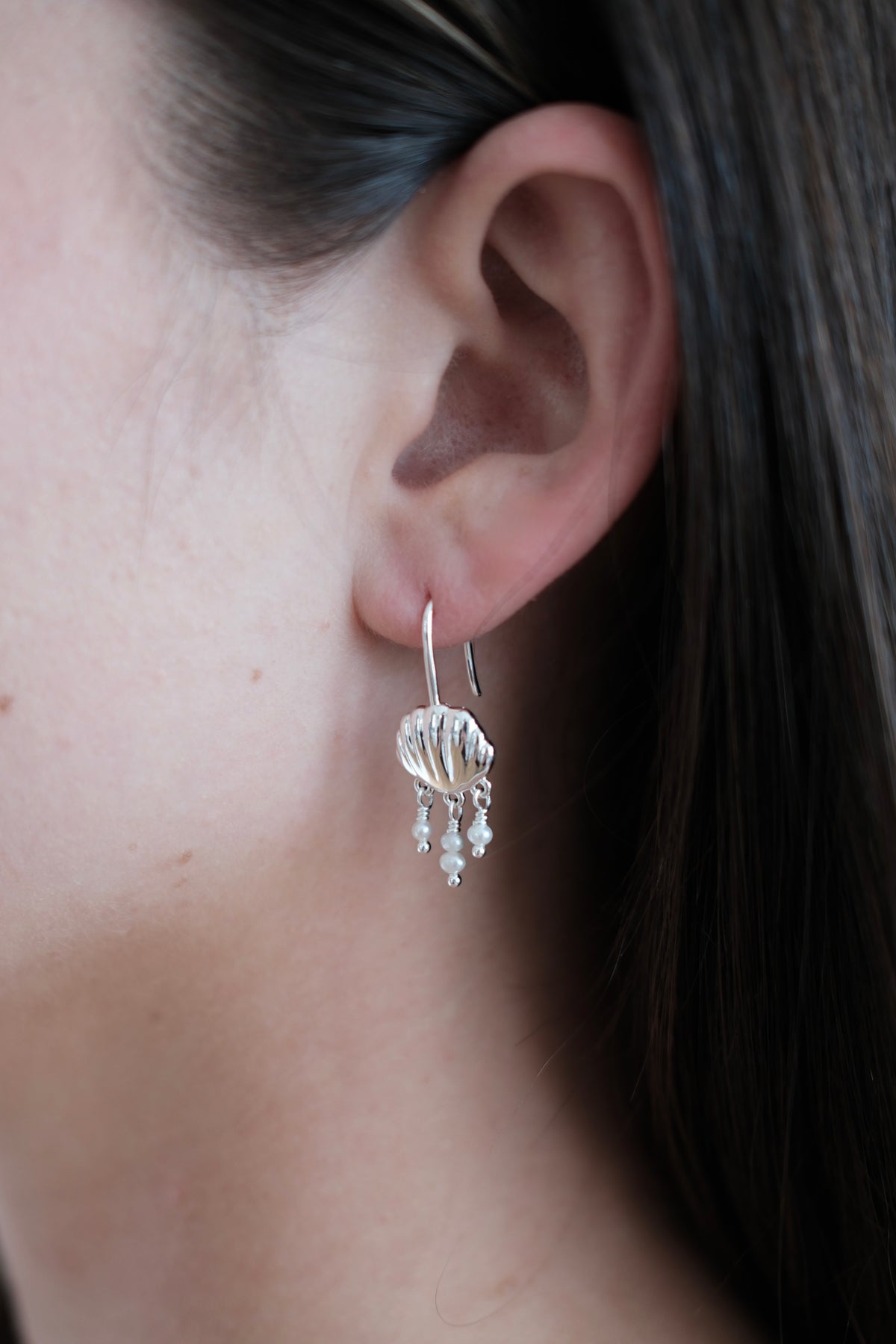 Goldie Hook Earring - Silver