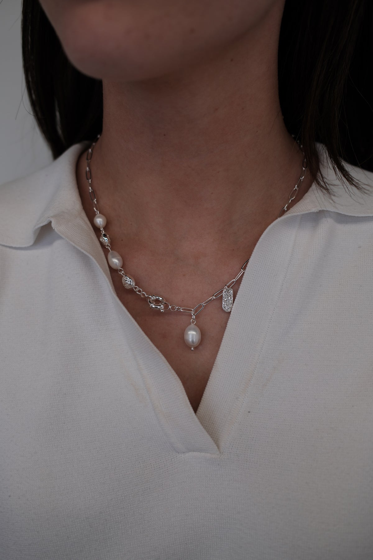Amara Necklace - Silver