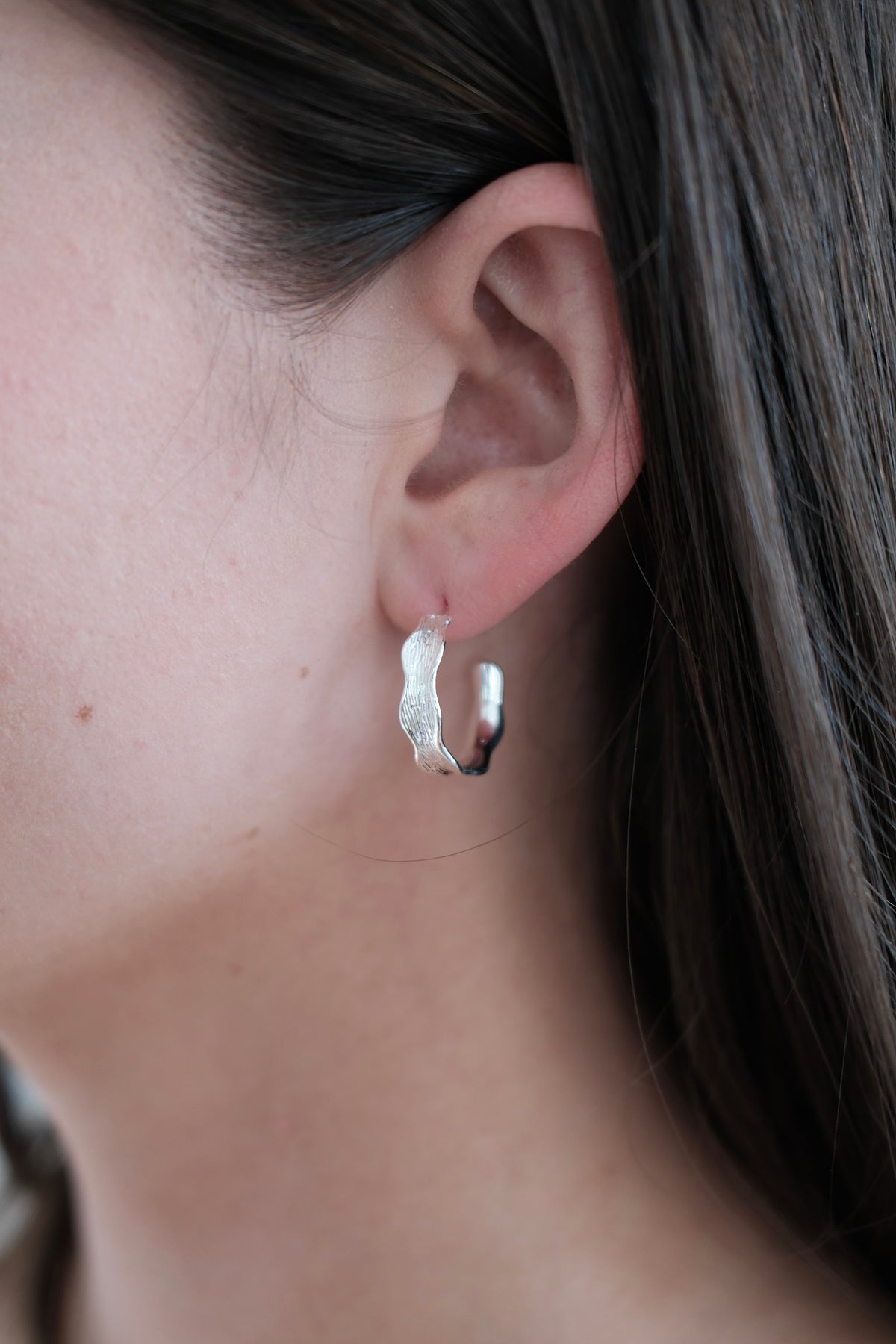 Kaia Earring Large - Silver