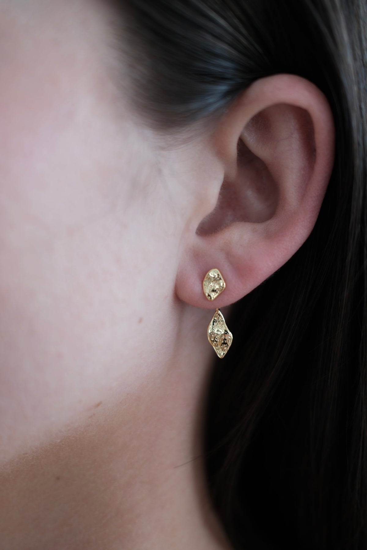 Neve Drop Earring - Gold