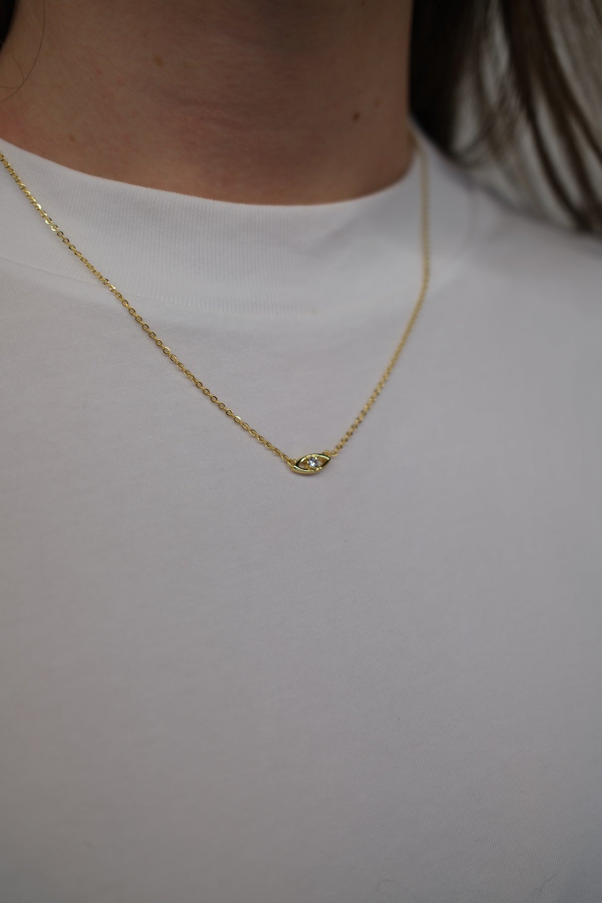 Evil Eye Necklace - Gold