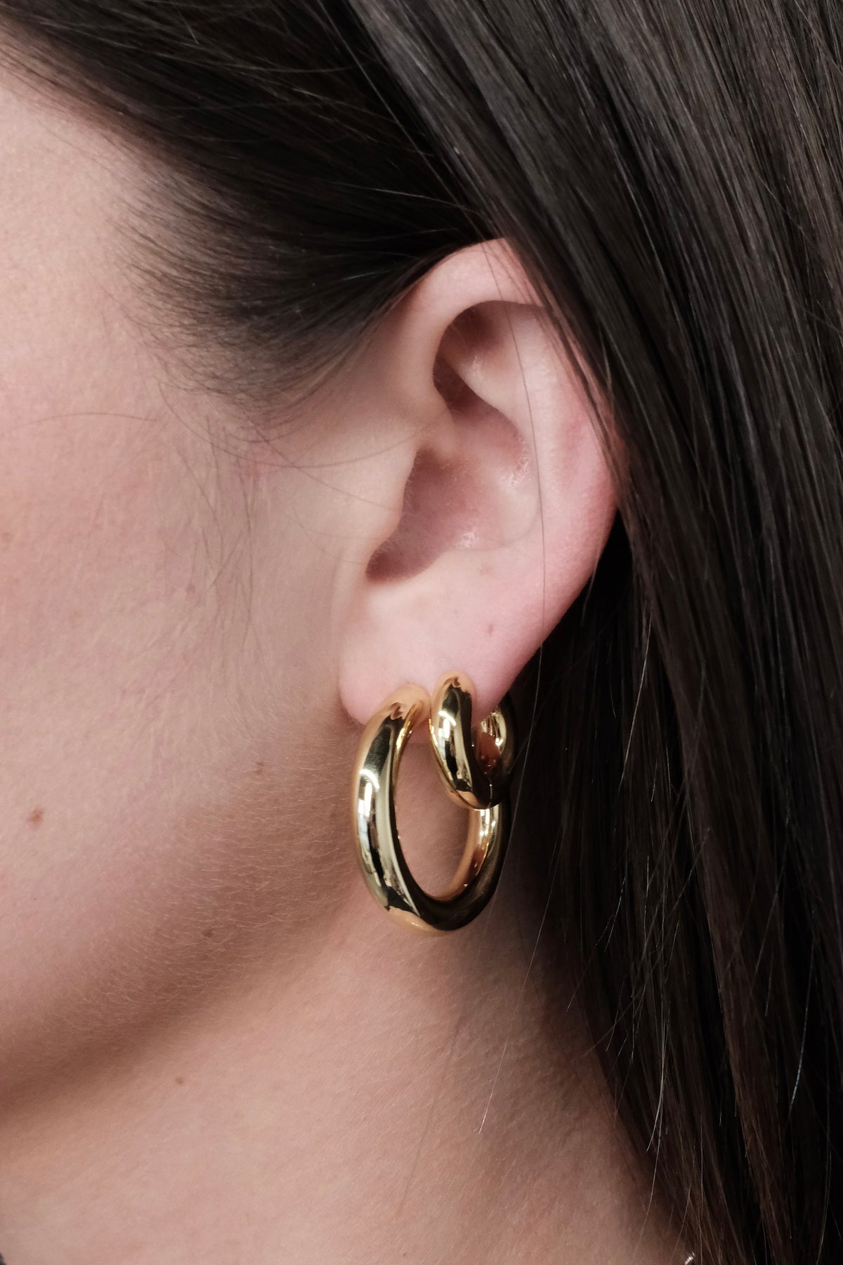 Lina Hoop Small - Gold