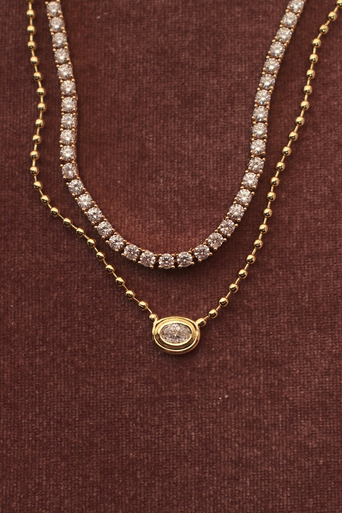 Dani & Zoe Necklace Stack - Gold