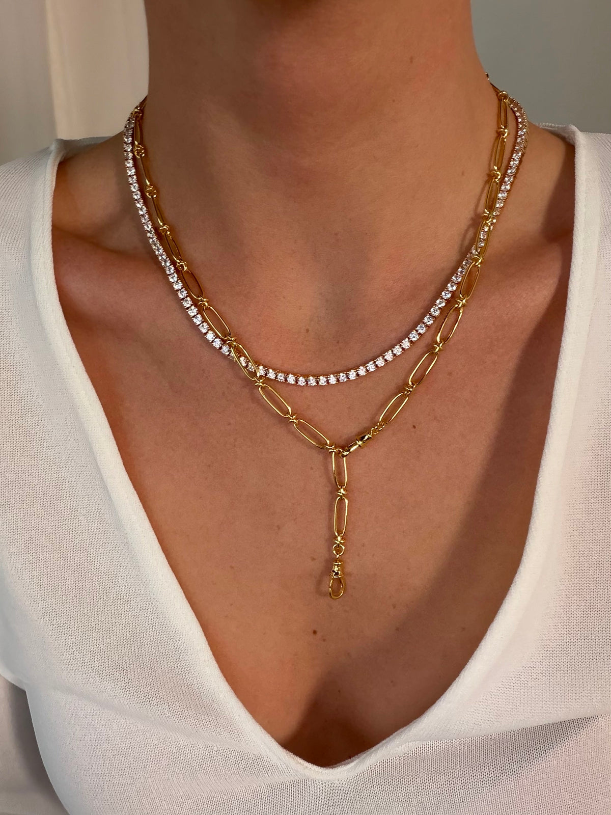 Dani & Lucia Necklace Stack - Gold