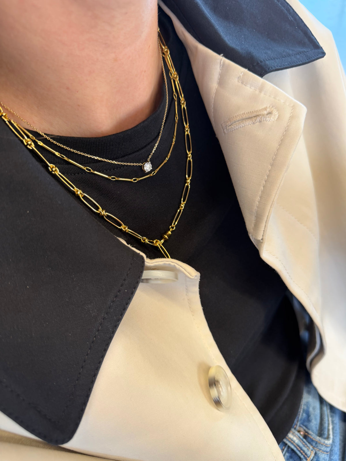 Margot Necklace - Gold